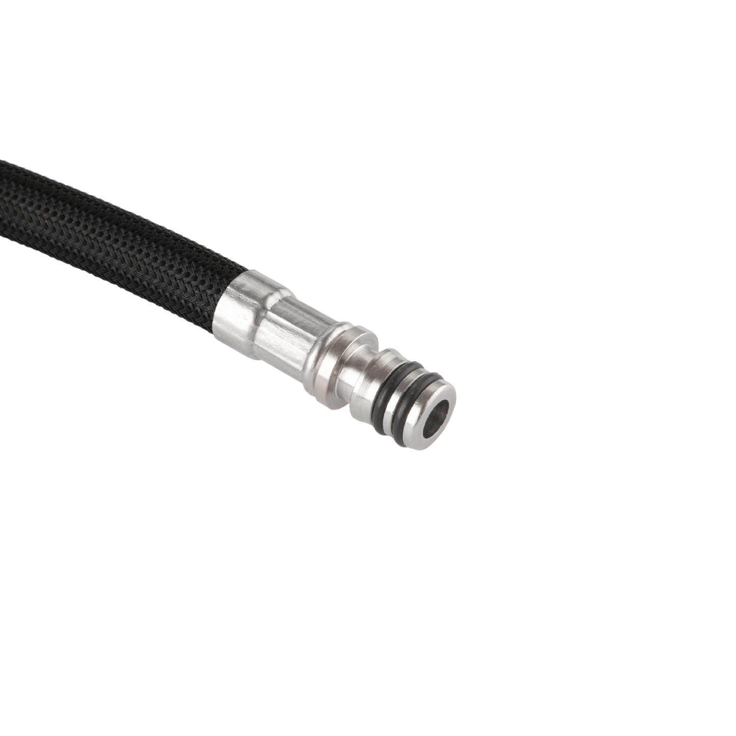 1.5m Kitchen Pull Out Mixer Tap Replacement Water Hose One-click Flexible Faucet Nylon Hose 