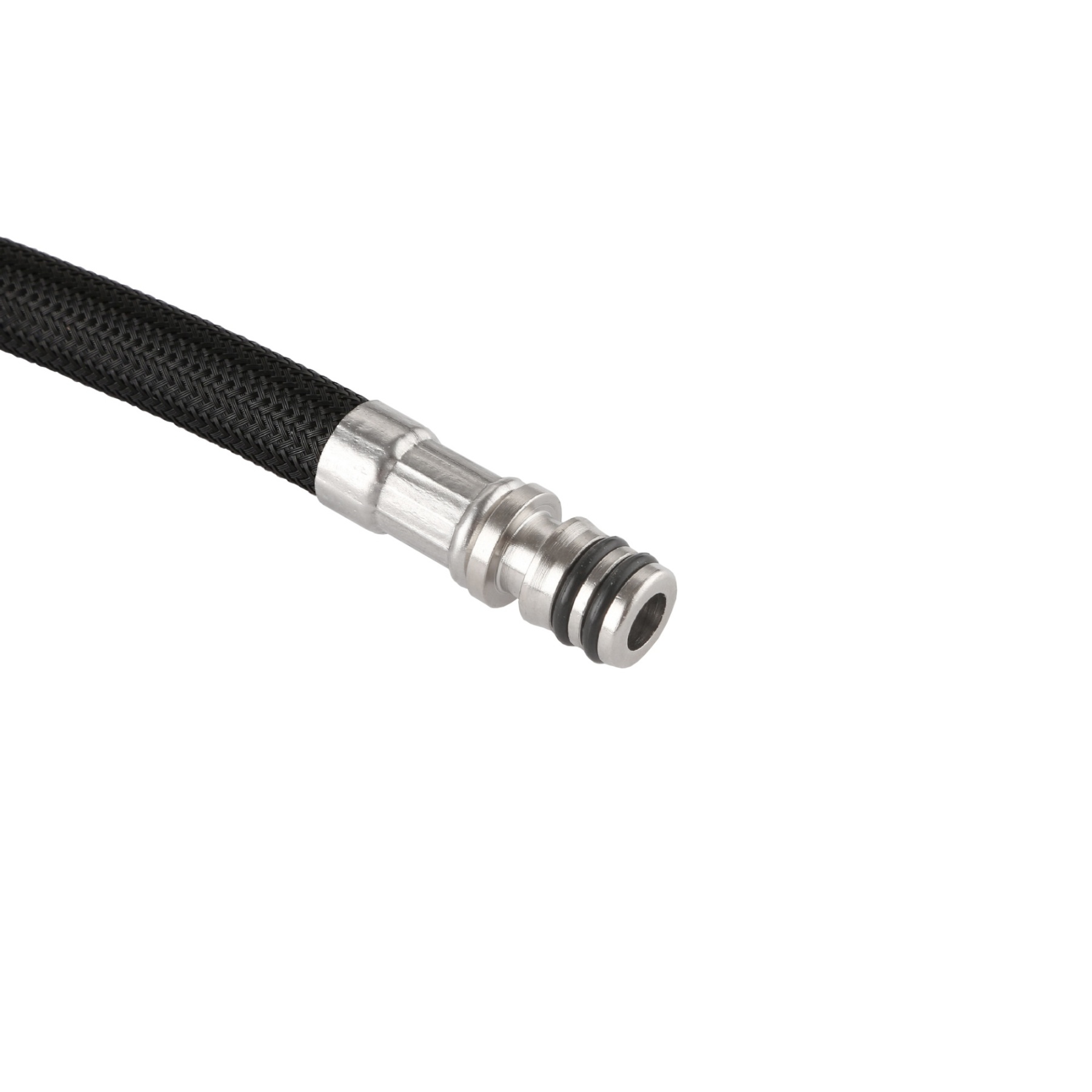 1.5m Kitchen Pull Out Mixer Tap Replacement Water Hose One-click Flexible Faucet Nylon Hose 