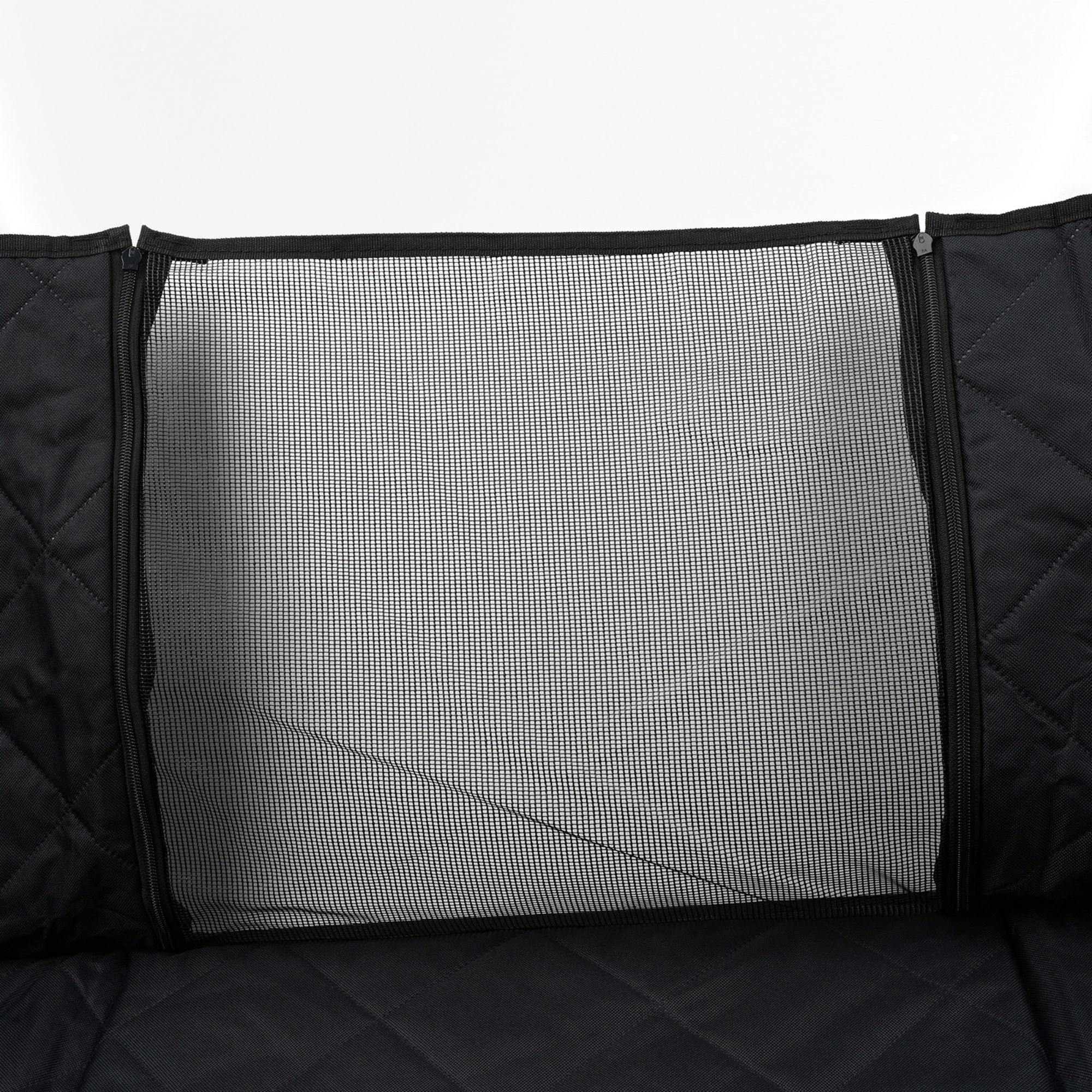 Large Water Proof Hard Bottom Pet Car Back Seat Cover Extendable Dog Cat Protector Mat Black/Grey