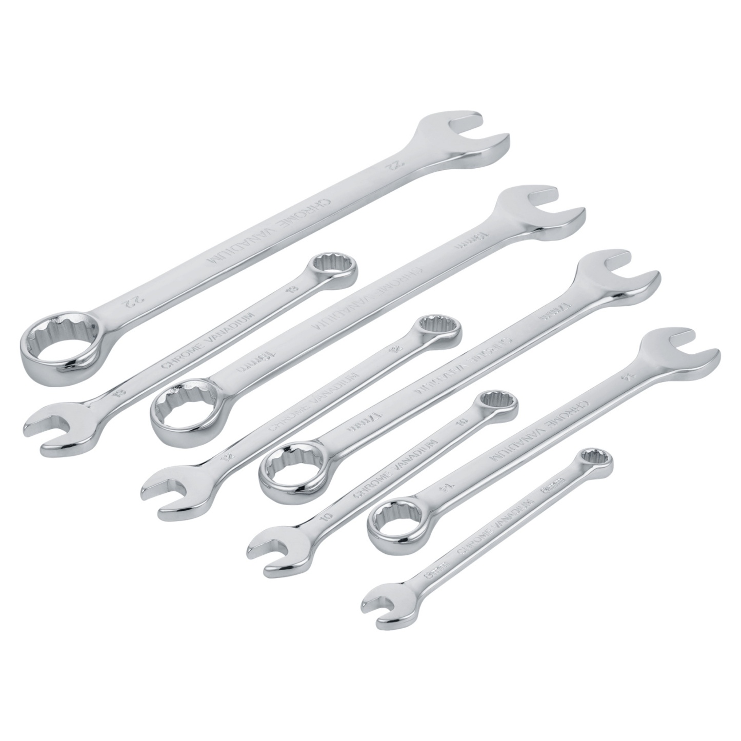 8PCs Ratchet Gear Spanner Set Combination Ring Open End Wrench Hand Tool Kit 