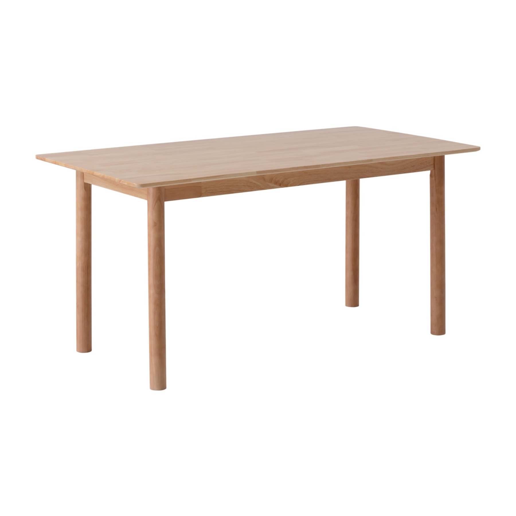 140cm Rectangle Wooden Dining Table for Home Kitchen Cafe Restaurant Walnut/Natural