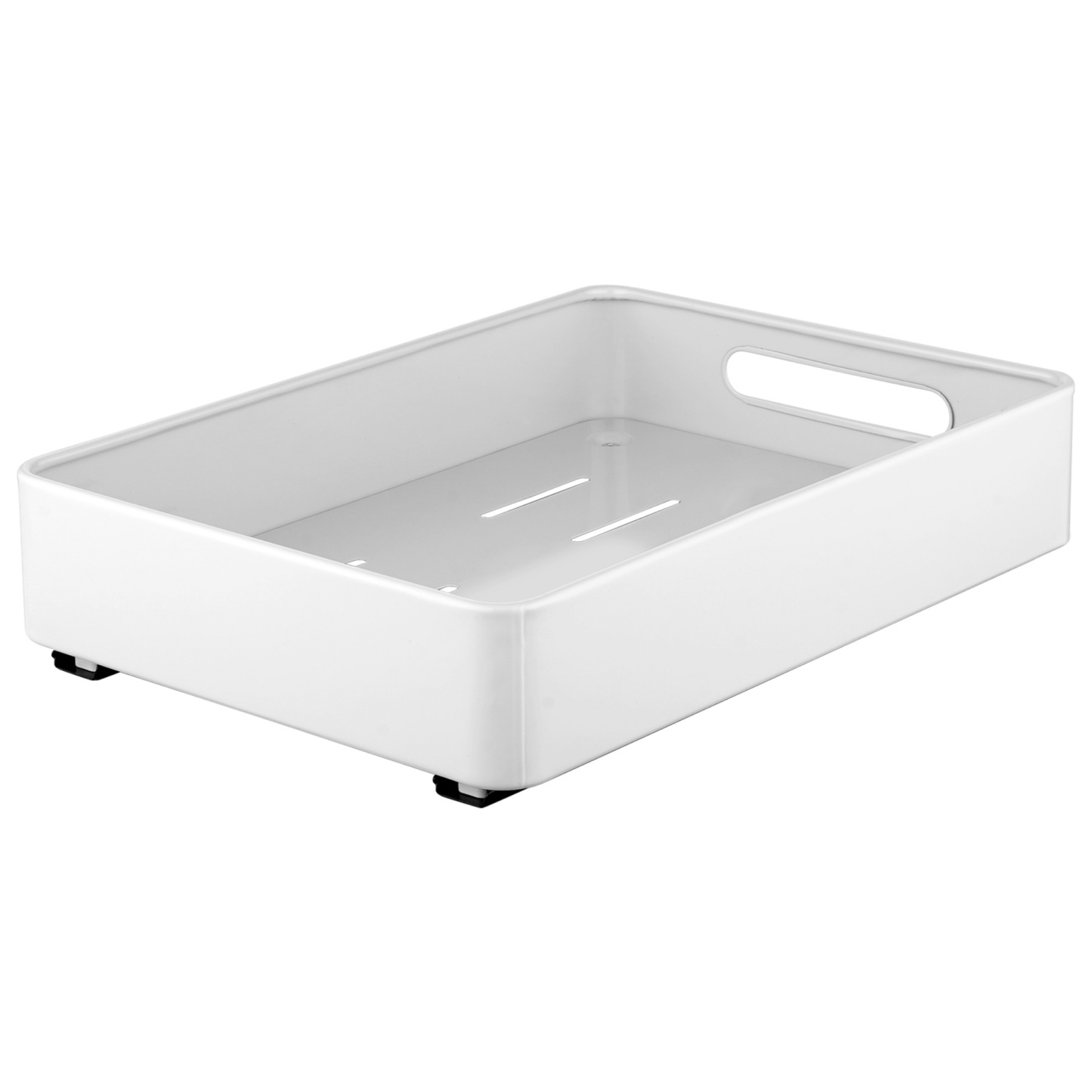Kitchen Under Sink Pull-Out Cabinet Tray Sliding Storage Drawer Shelf Rack White/Black