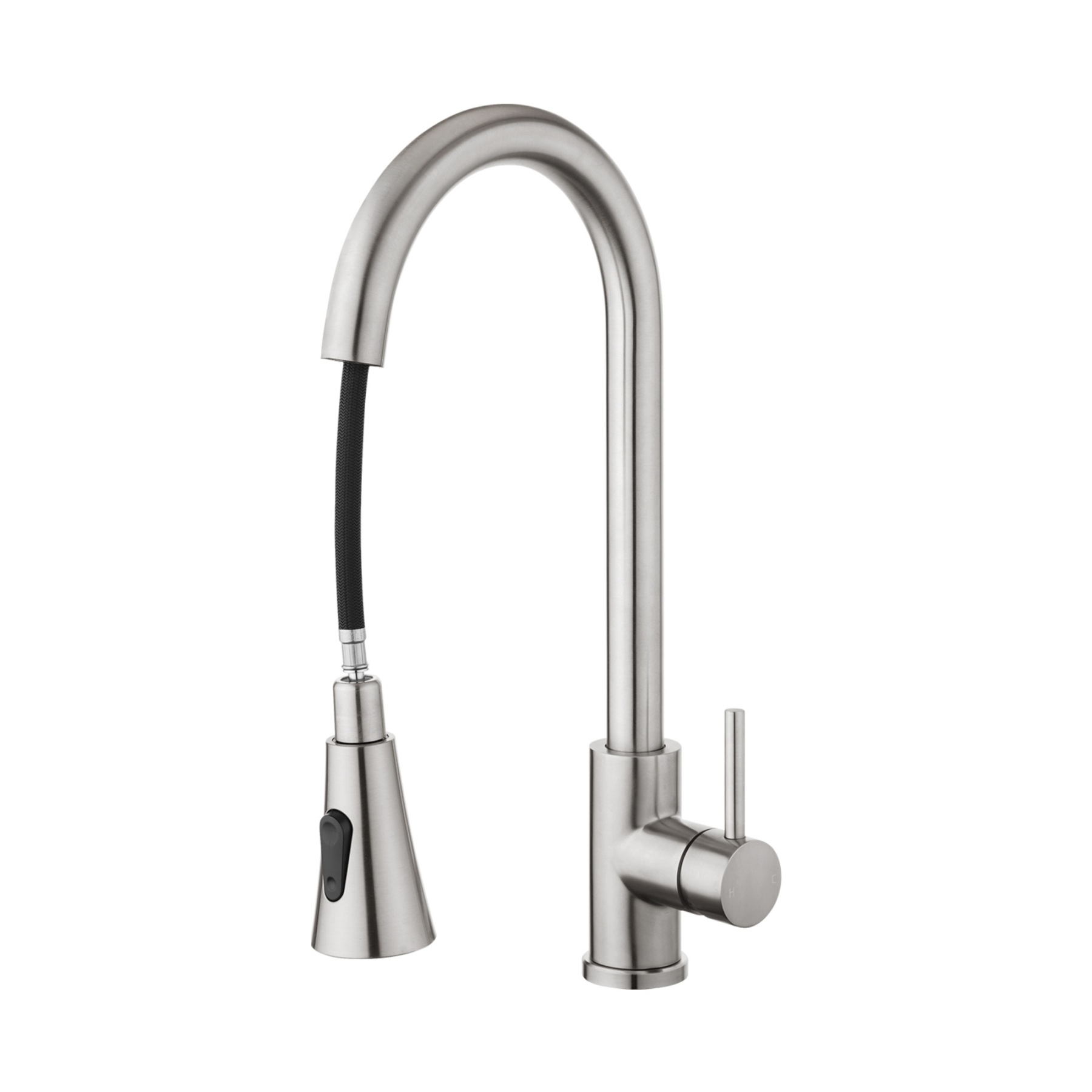 2 Function Pull-Out Kitchen Sink Mixer Tap Stainless Steel 360° Swivel Spout Laundry Basin Sink Faucet