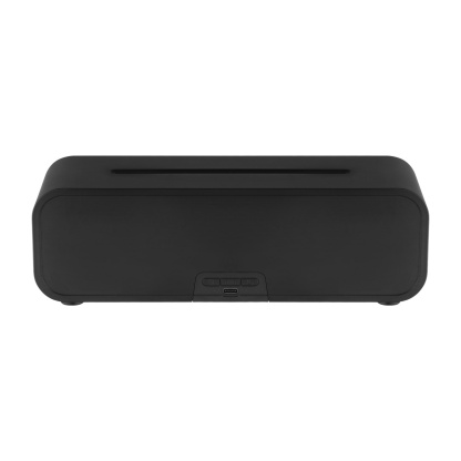 7 Colour Flame Remote Control Aromatherapy Diffuser 3 Timer Sound Reactive Air Humidification Black/White