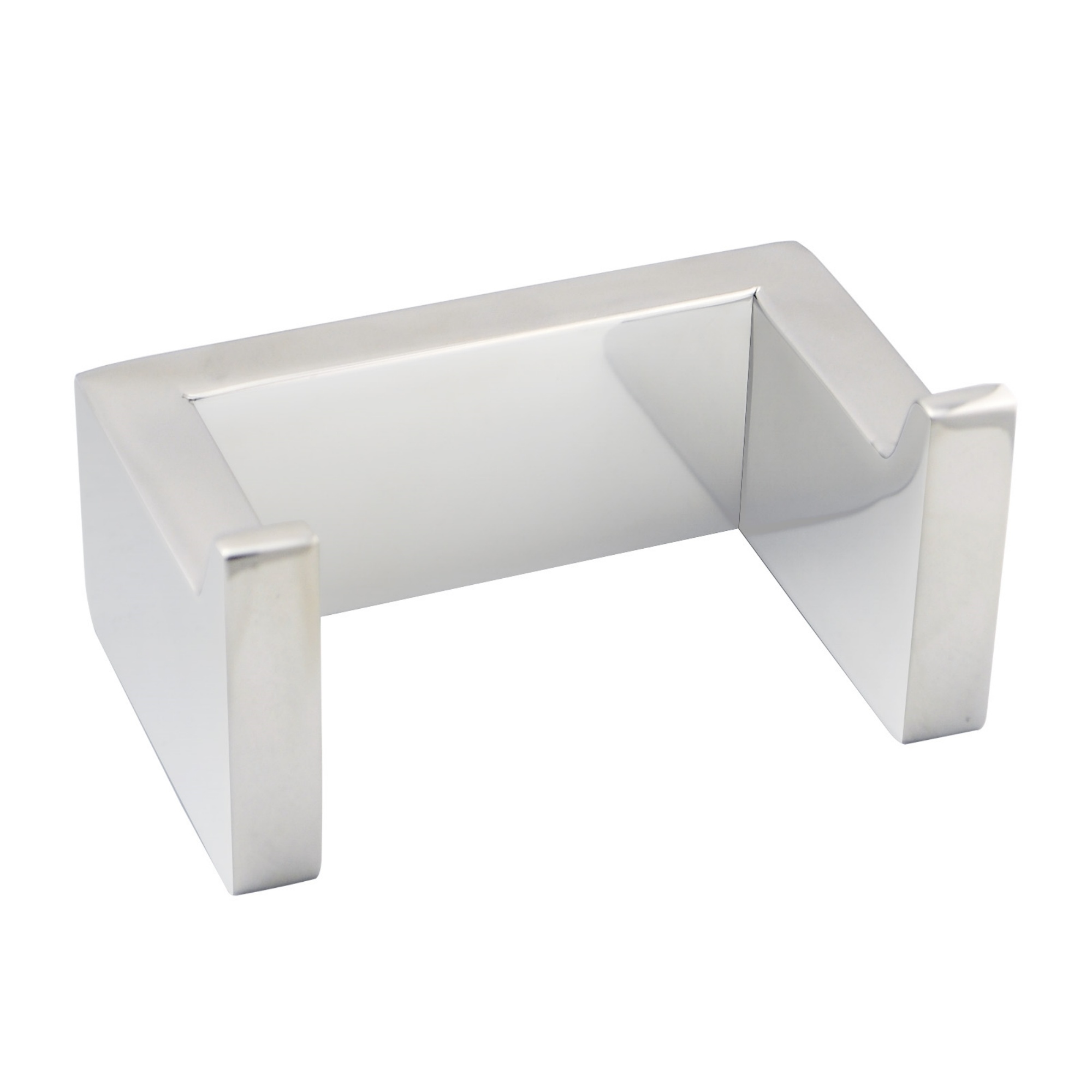 Bathroom Square Stainless Steel Robe Hook Wall Mounted Double Towel Clothes Hanger Holder Black/Chrome