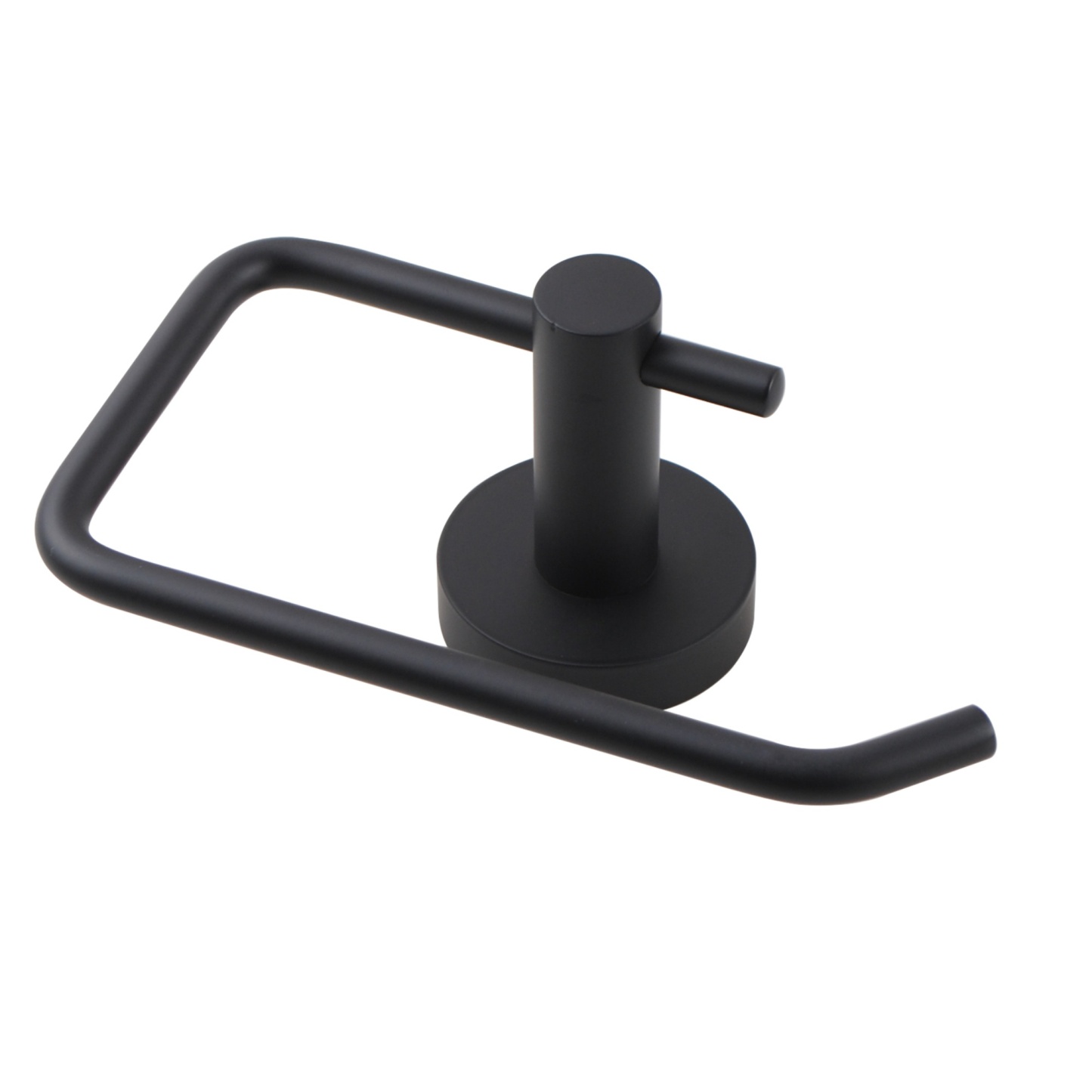 Stainless Steel Wall Mounted Toilet Paper Roll Holder Bathroom Toilet Tissue Hanger Hook Chrome/Black