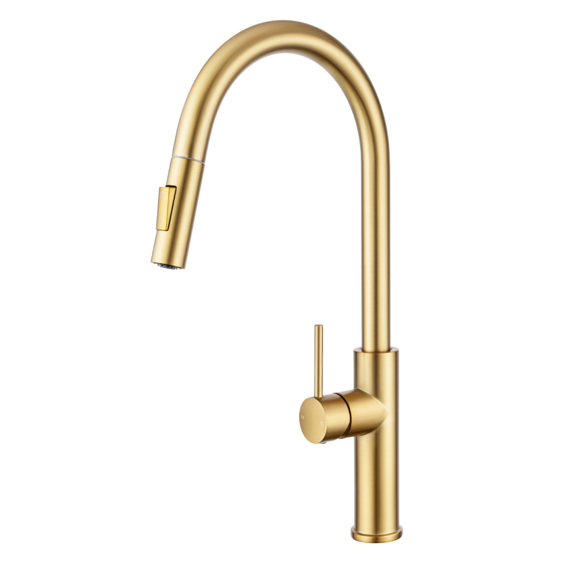 2 Functions Swivel Spout Pull-Out Kitchen Sink Basin Mixer Tap Laundry Faucet Chrome/Matte Black/ Brushed Yellow Gold