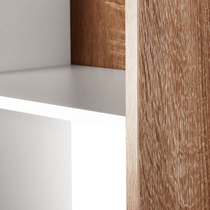 4 Tier 16 Cube Open Shelf Unit Book Storage Organizer Toy Display Cabinet Wooden Bookshelf Bookcase