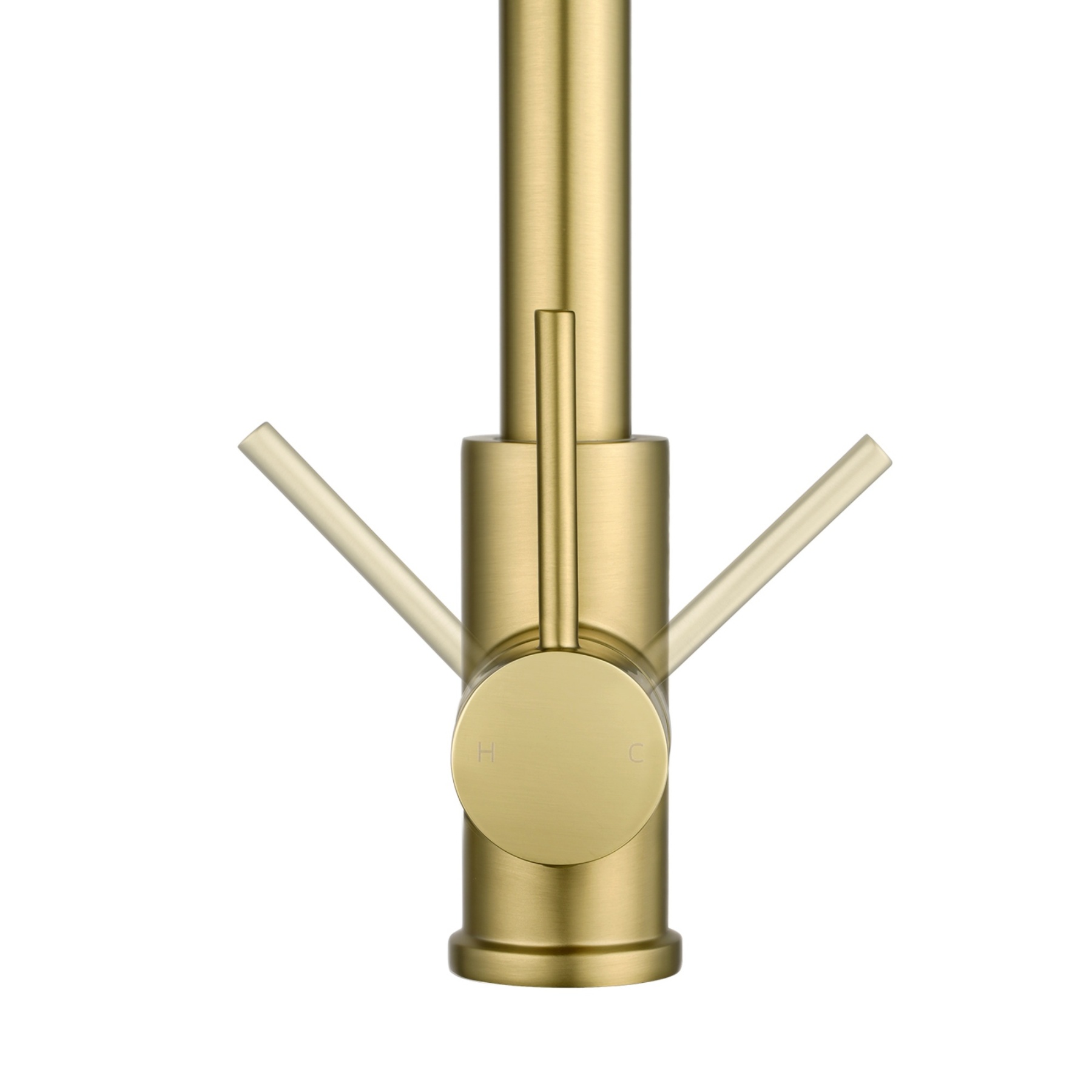 Swivel Pull Out Spout Kitchen Sink Basin Laundry Mixer Tap Brass WELS Black / Brushed Yellow Gold 