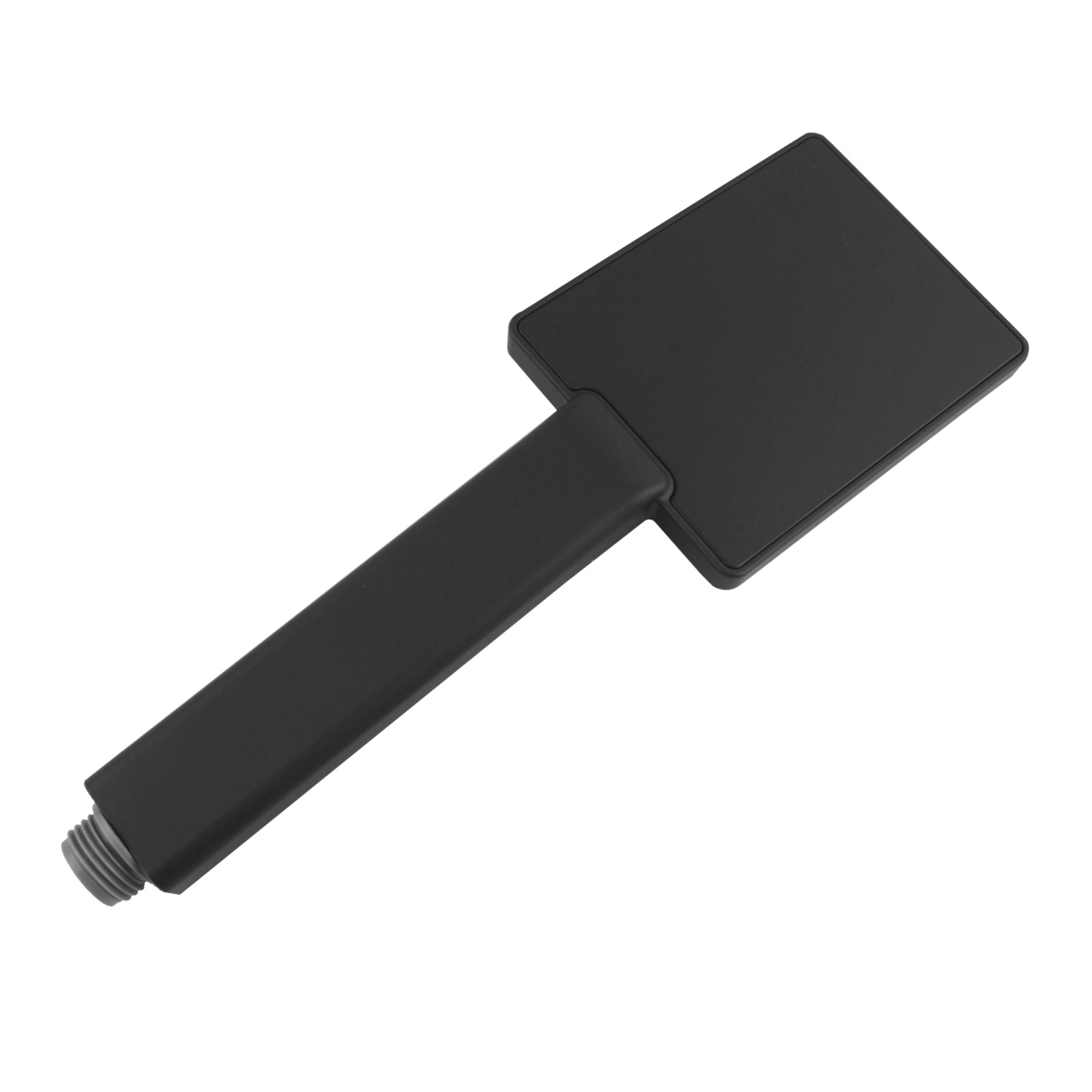 Bathroom Square Handheld Shower Head Bath Handle Rainfall Spray Rose Chrome/Matte Black