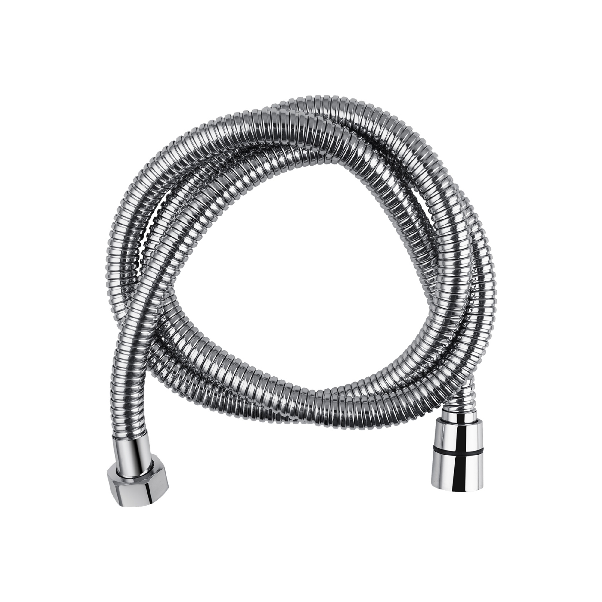 Round Stainless Steel Bathroom Hand-Held Shower Head Douche Toilet Bidet Spray Kit Shattaf 1.2m Hose Chrome/Black