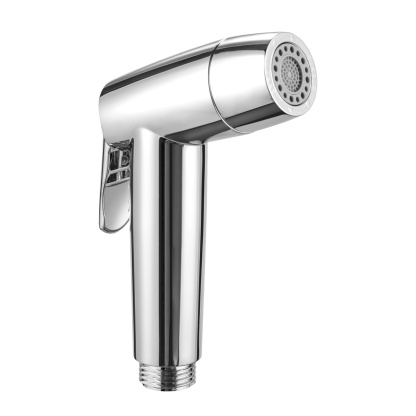 2 Function Handheld Bidet Sprayer Set Toilet Shattaf Shower Head Jet Douche Kit 1.2m Water Hose Chrome/Black