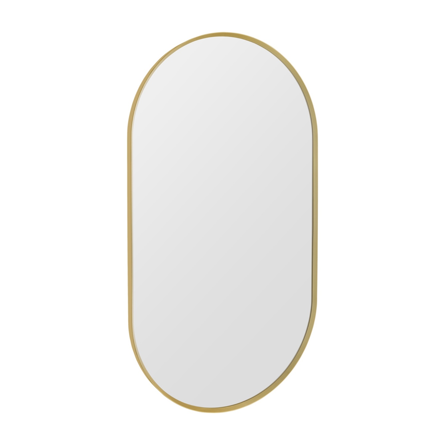Bathroom Aluminium Framed Oval Mirror Vanity Basin Wall Mounted Makeup Mirror Gold/Black