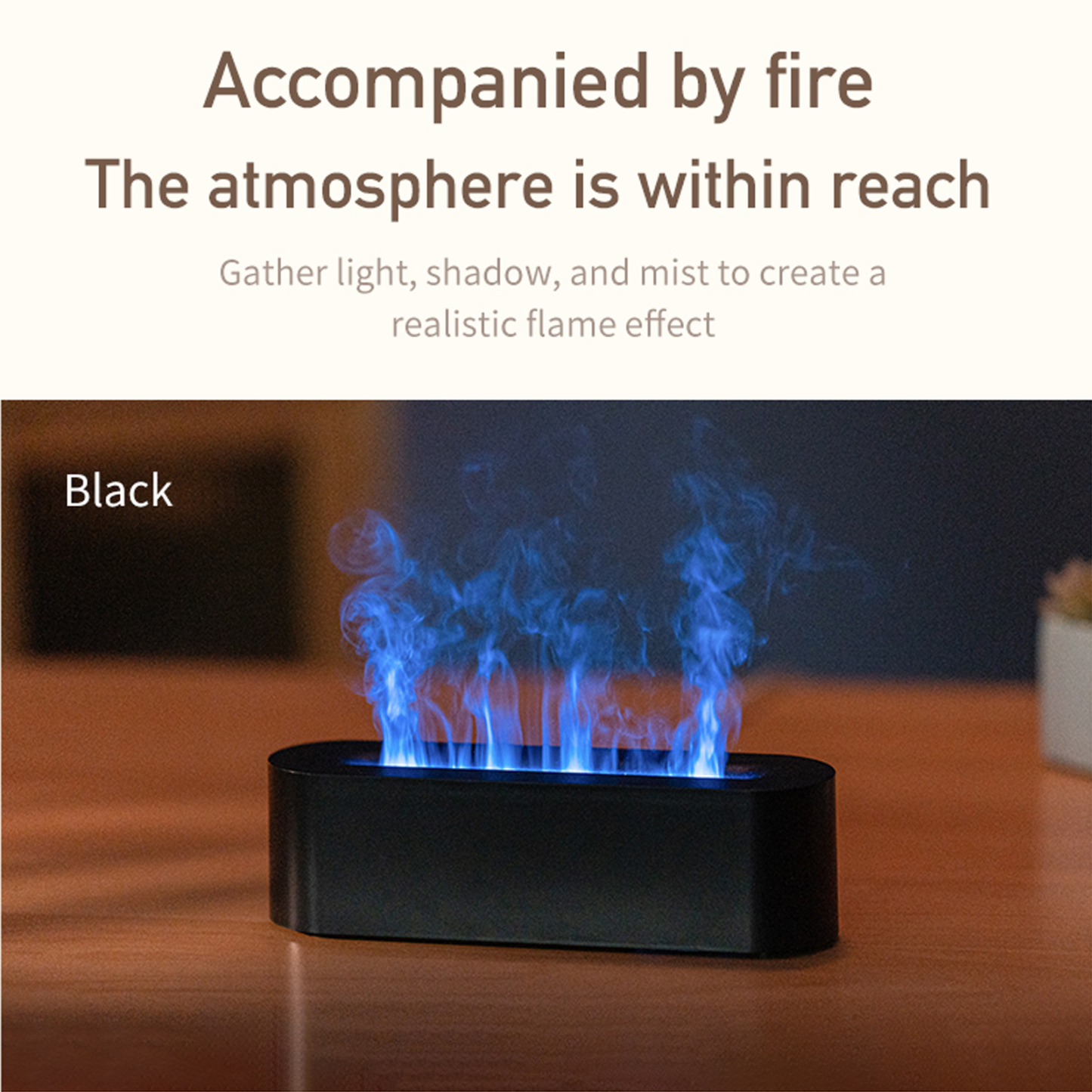 Aromatherapy Diffuser 7 Colours LED Light Ultrasonic Oil Humidifier Air Purifier