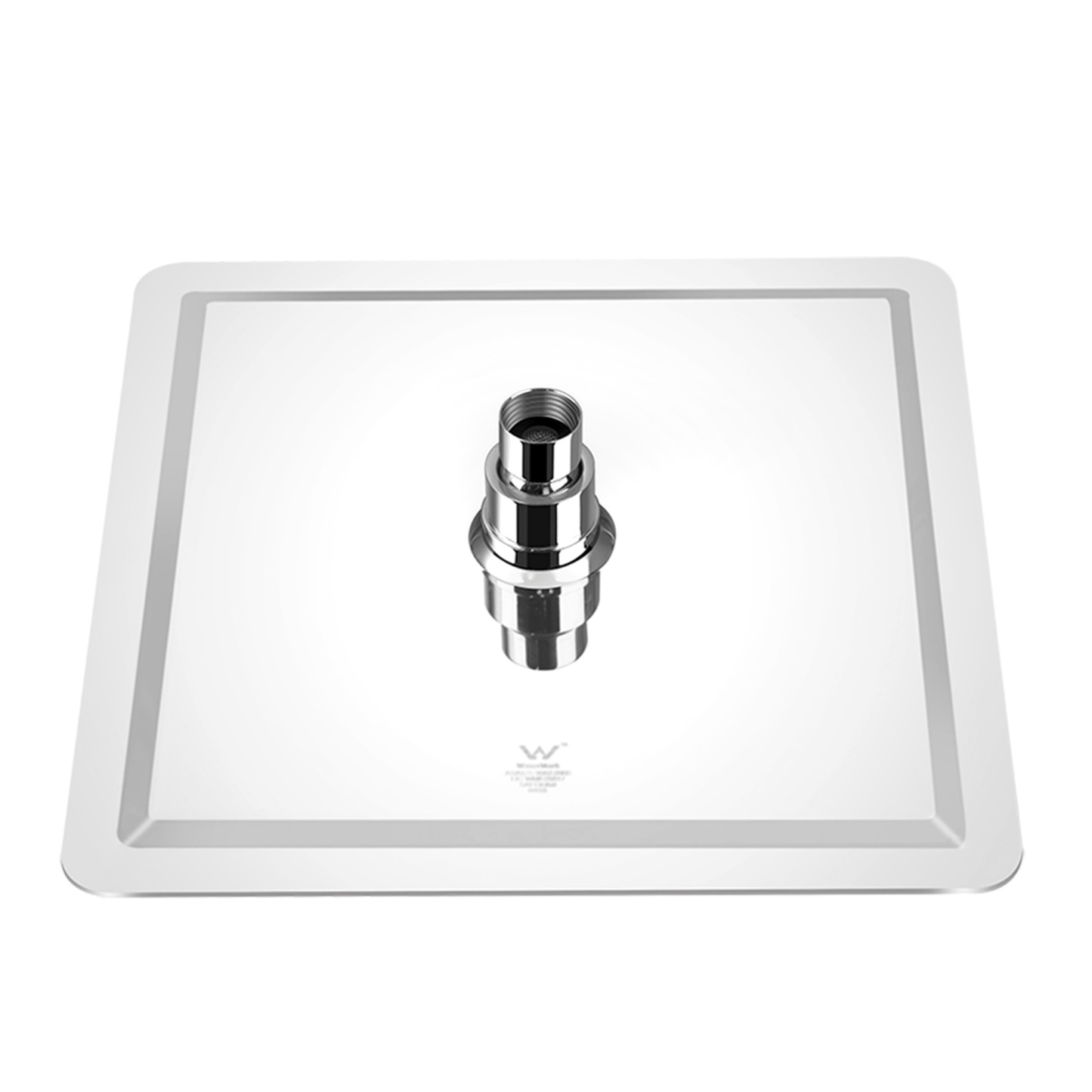 250mm 10" Bathroom Square Stainless Steel Rainfall Overhead Shower Head Thin Bath Shower Rose Silver/Black