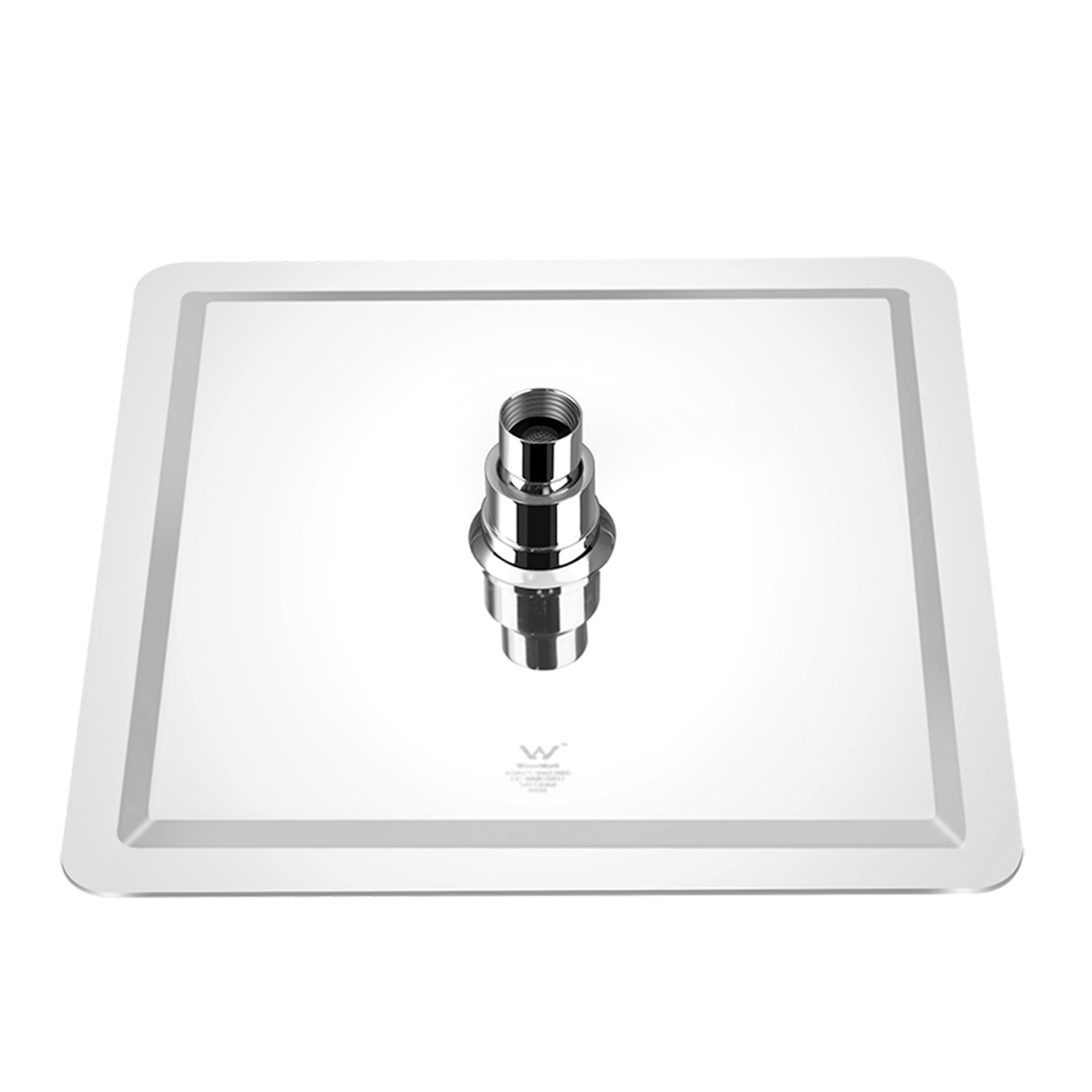 250mm 10" Bathroom Square Stainless Steel Rainfall Overhead Shower Head Thin Bath Shower Rose Silver/Black