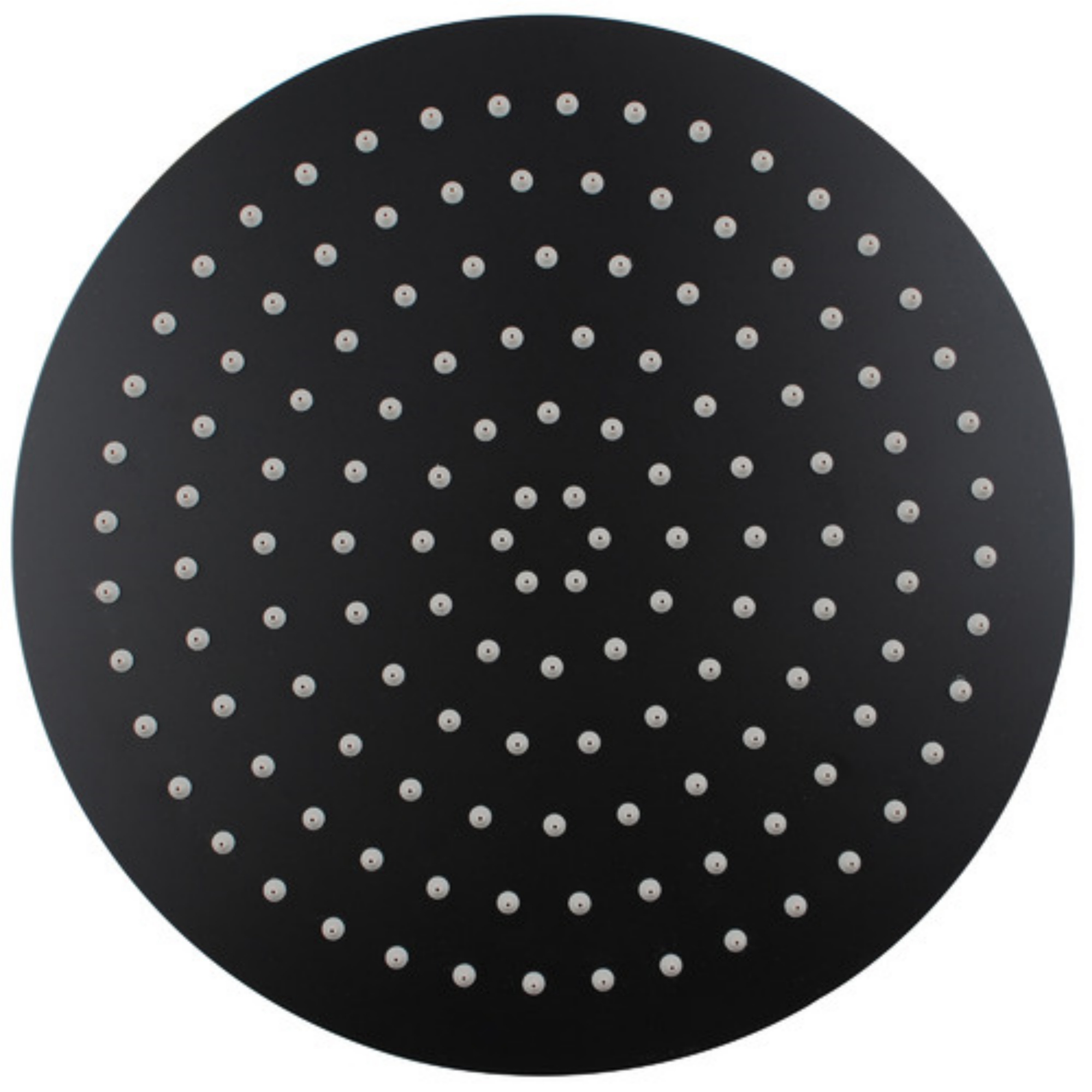 300mm 12'' Stainless Steel Bath Round Overhead Shower Head Bathroom 360° Swivel Rain Shower Rose Chrome/Black
