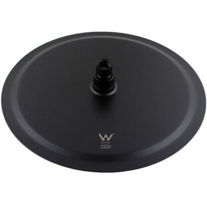 300mm 12'' Stainless Steel Bath Round Overhead Shower Head Bathroom 360° Swivel Rain Shower Rose Chrome/Black