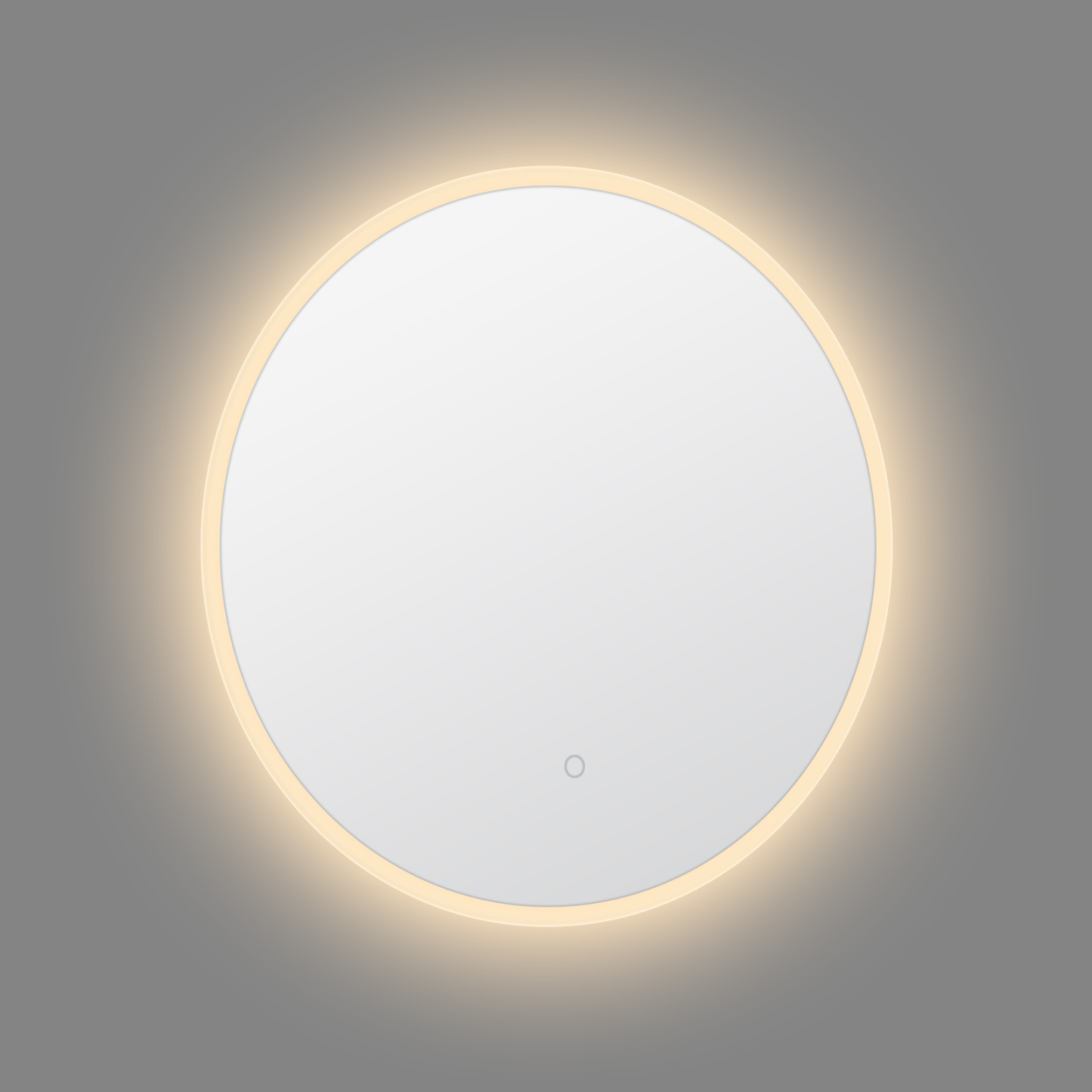 600mm 800mm Bathroom Vanity Touch LED Light Fogless Wall Mirror Make-up Shaving Make up Mirror Round