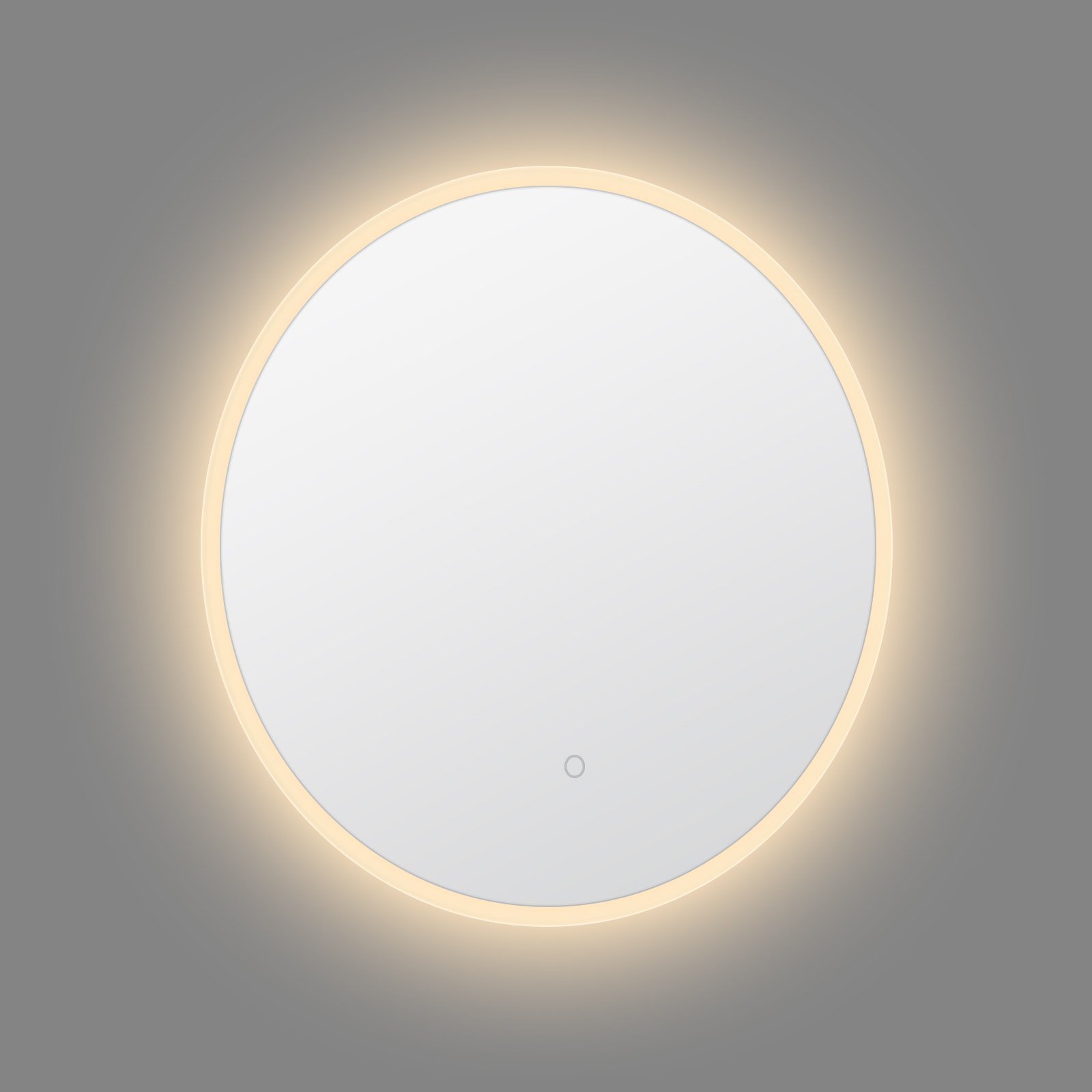 600mm 800mm Bathroom Vanity Touch LED Light Fogless Wall Mirror Make-up Shaving Make up Mirror Round