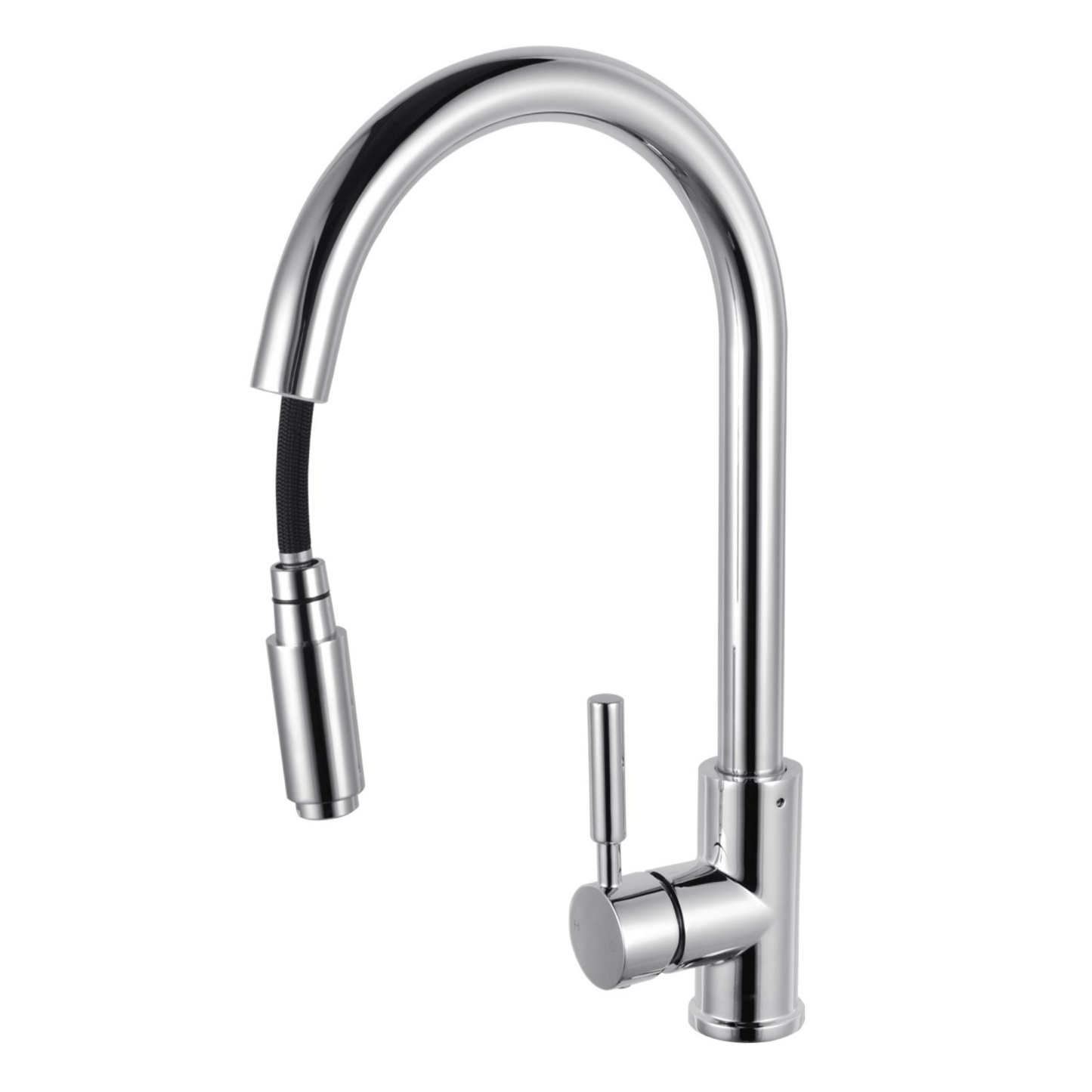 360° Swivel Pull Out Spout Kitchen Mixer Tap Kitchen Basin Sink Faucet Chrome / Matte Black / Brushed Yellow Gold