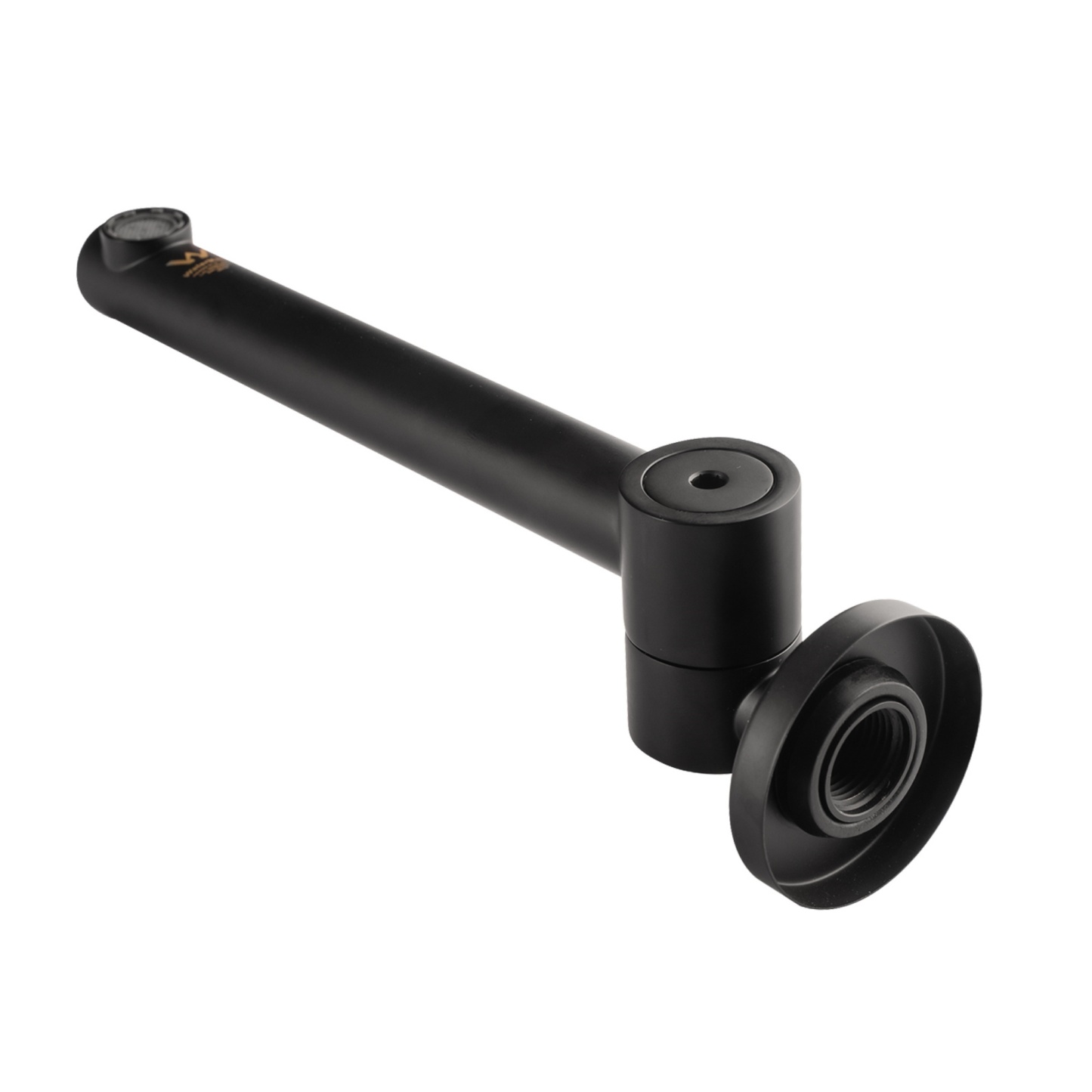 Round Brass Bath Basin Sink Vanity Wall Spout 360° Swivel Bathtub Outlet Faucet Chrome/Matte Black