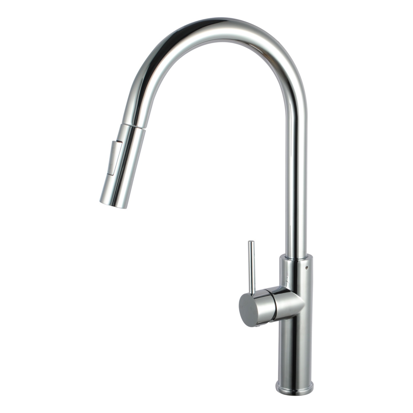 2 Functions Chrome Pull-Out Kitchen Sink Basin Mixer Tap Swivel Spout Faucet