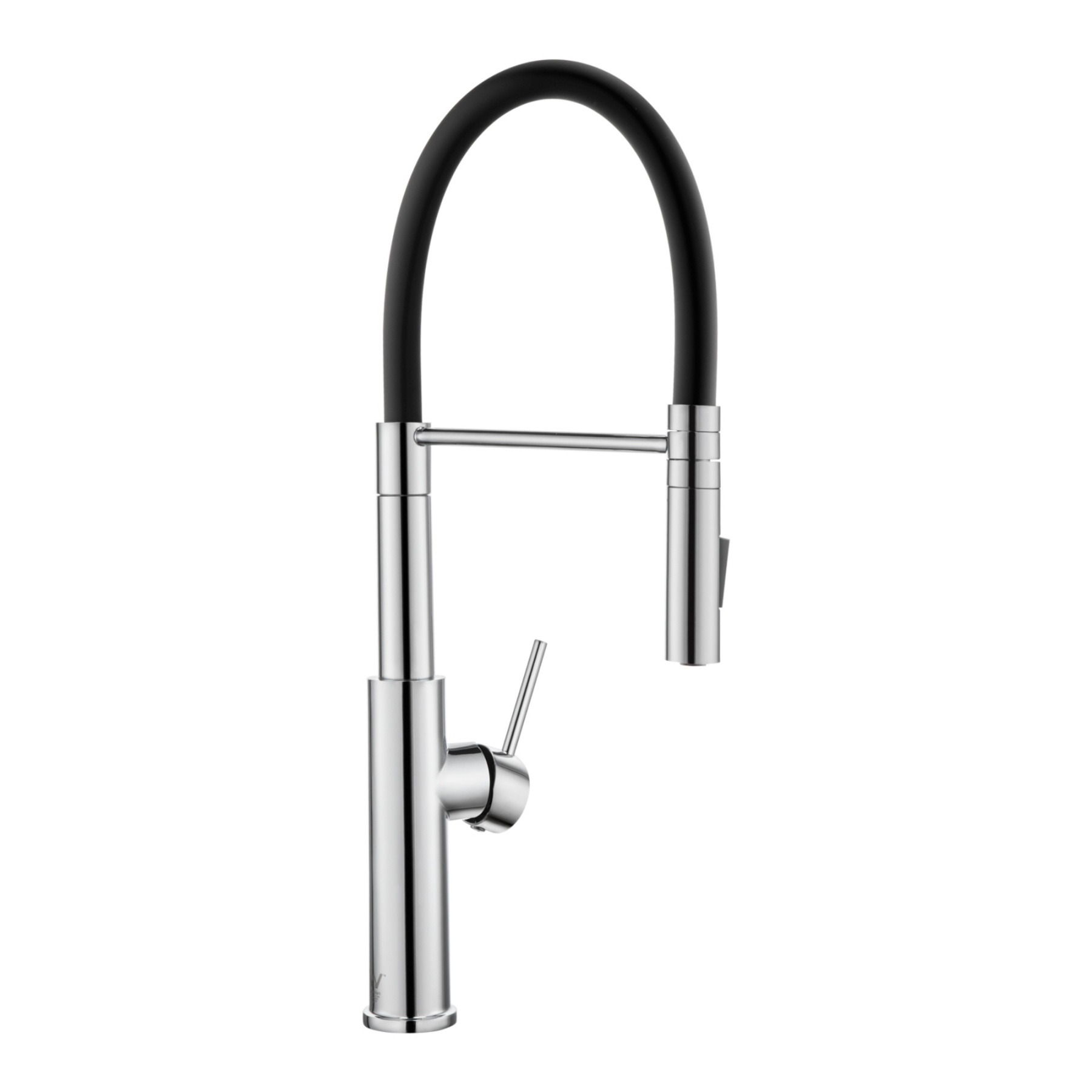 360° Swivel Pull-Out Kitchen Sink Mixer Tap 2 Function Laundry Basin Spout Faucet Chrome/Matte Black