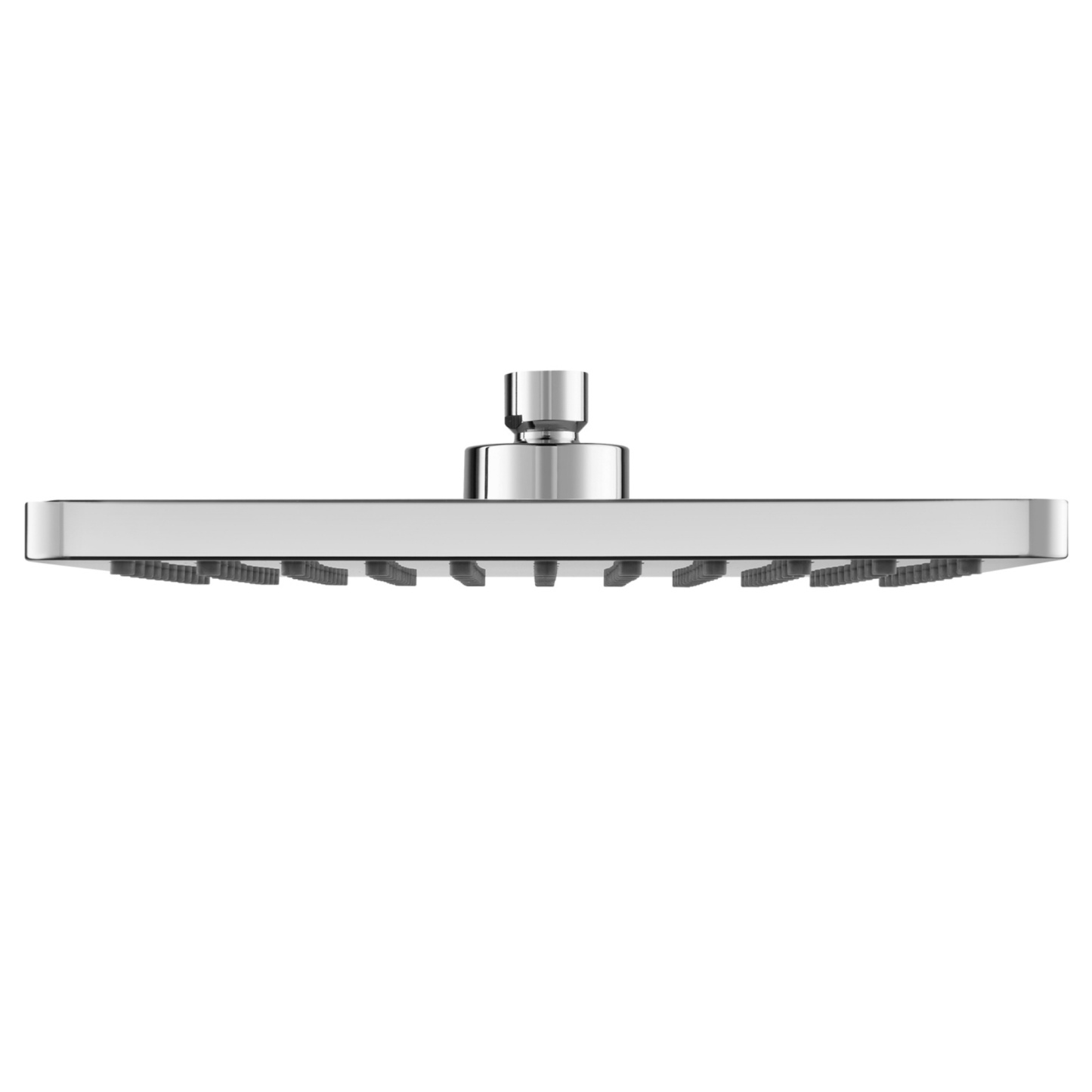 250mm 10'' Bathroom Rain Square Overhead Shower Head For Wall Mounted Gooseneck Shower Arm Chrome/Matte Black