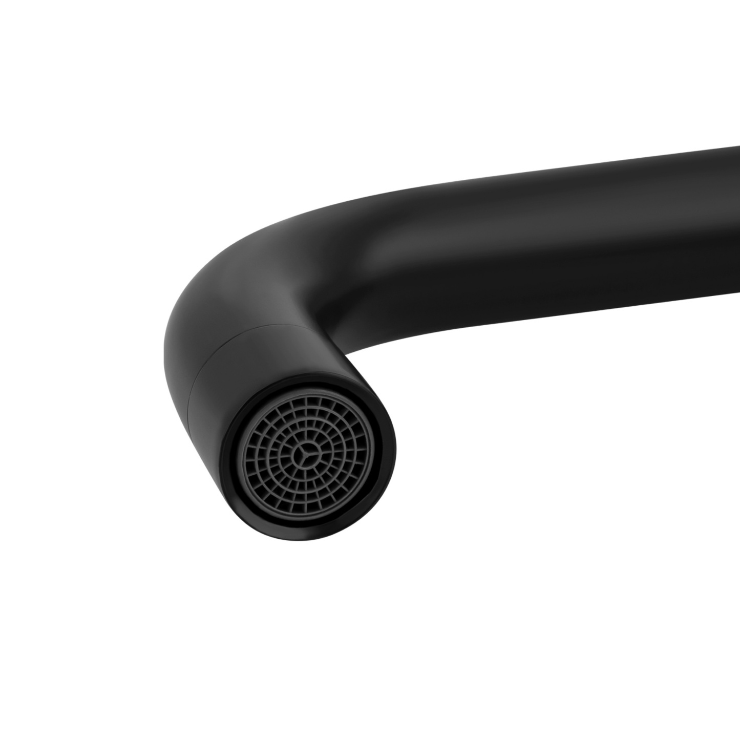 Round Brass Gooseneck Kitchen Sink Mixer Tap Laundry Basin Vanity Swivel Spout Faucet Chrome/Black