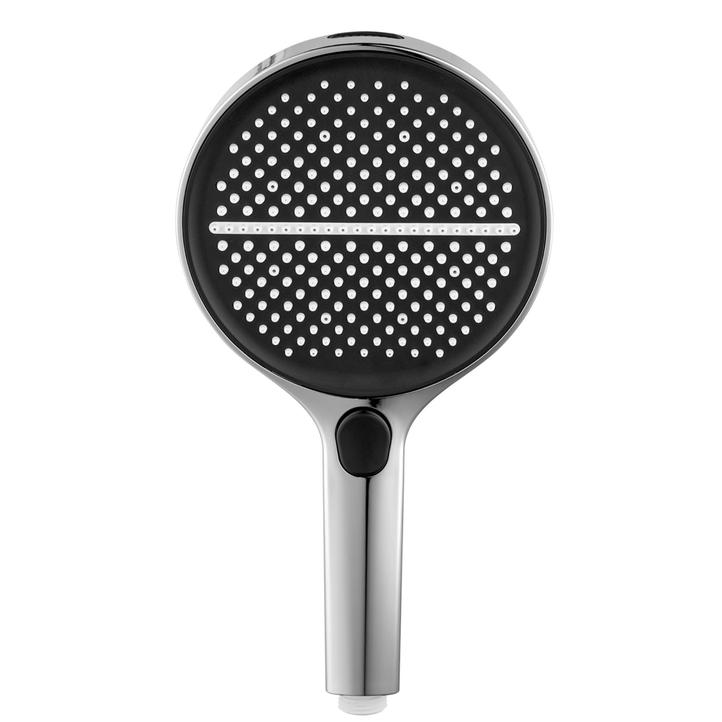 150mm 4 Function Bathroom Hand-Held Shower Head Round High Pressure Bath Spray Handheld Shower Rose Chrome/Black