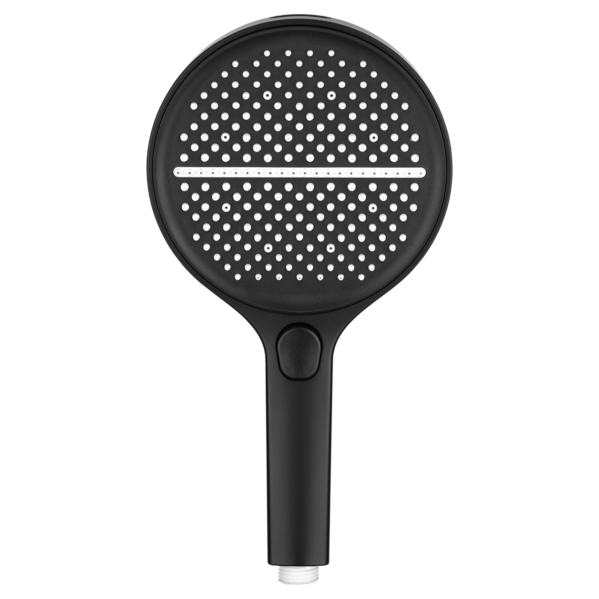 150mm 4 Function Bathroom Hand-Held Shower Head Round High Pressure Bath Spray Handheld Shower Rose Chrome/Black