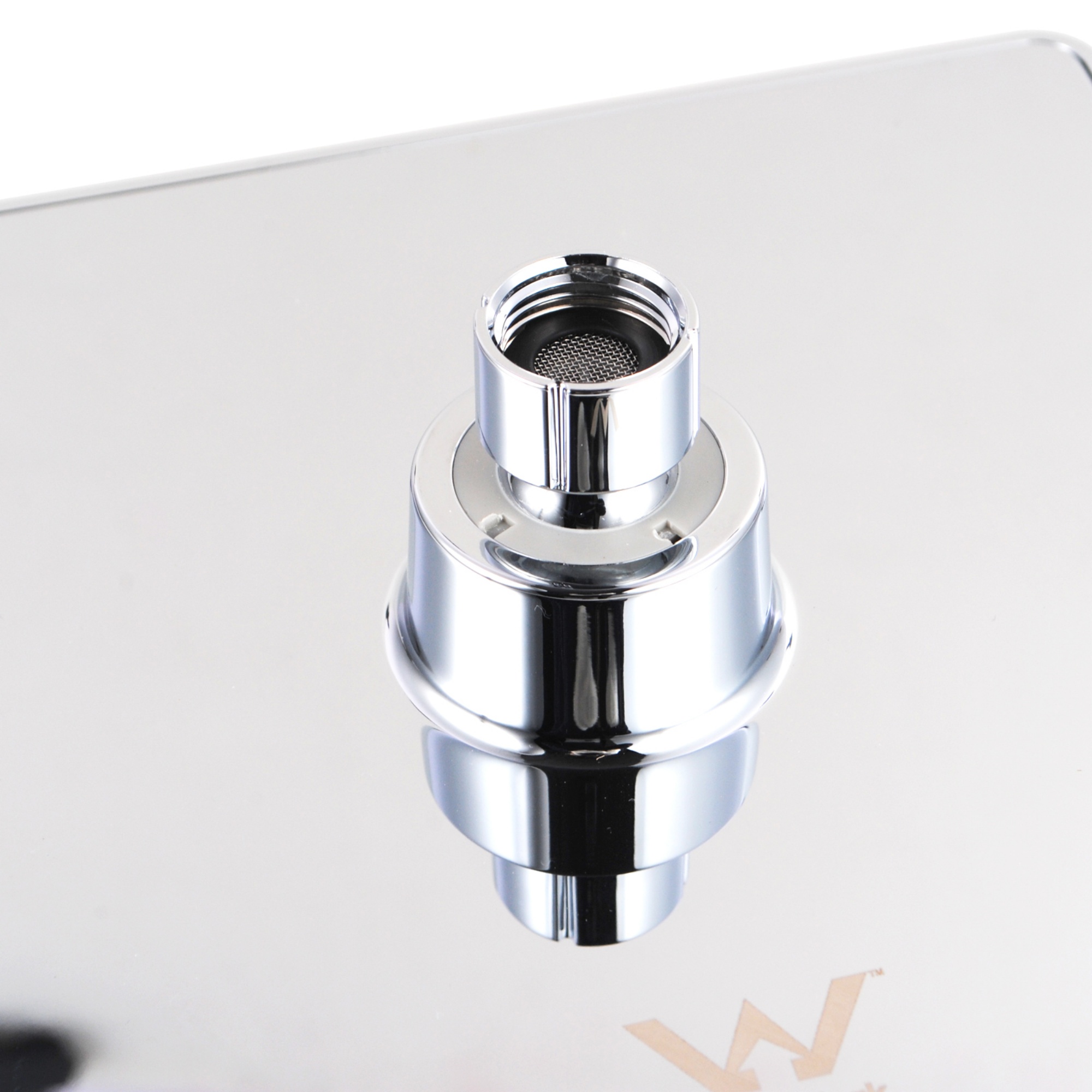 8'' 200mm Square Shower Head ABS Plastic Rainfall Bathroom Overhead Shower Head Rose Black/Chrome