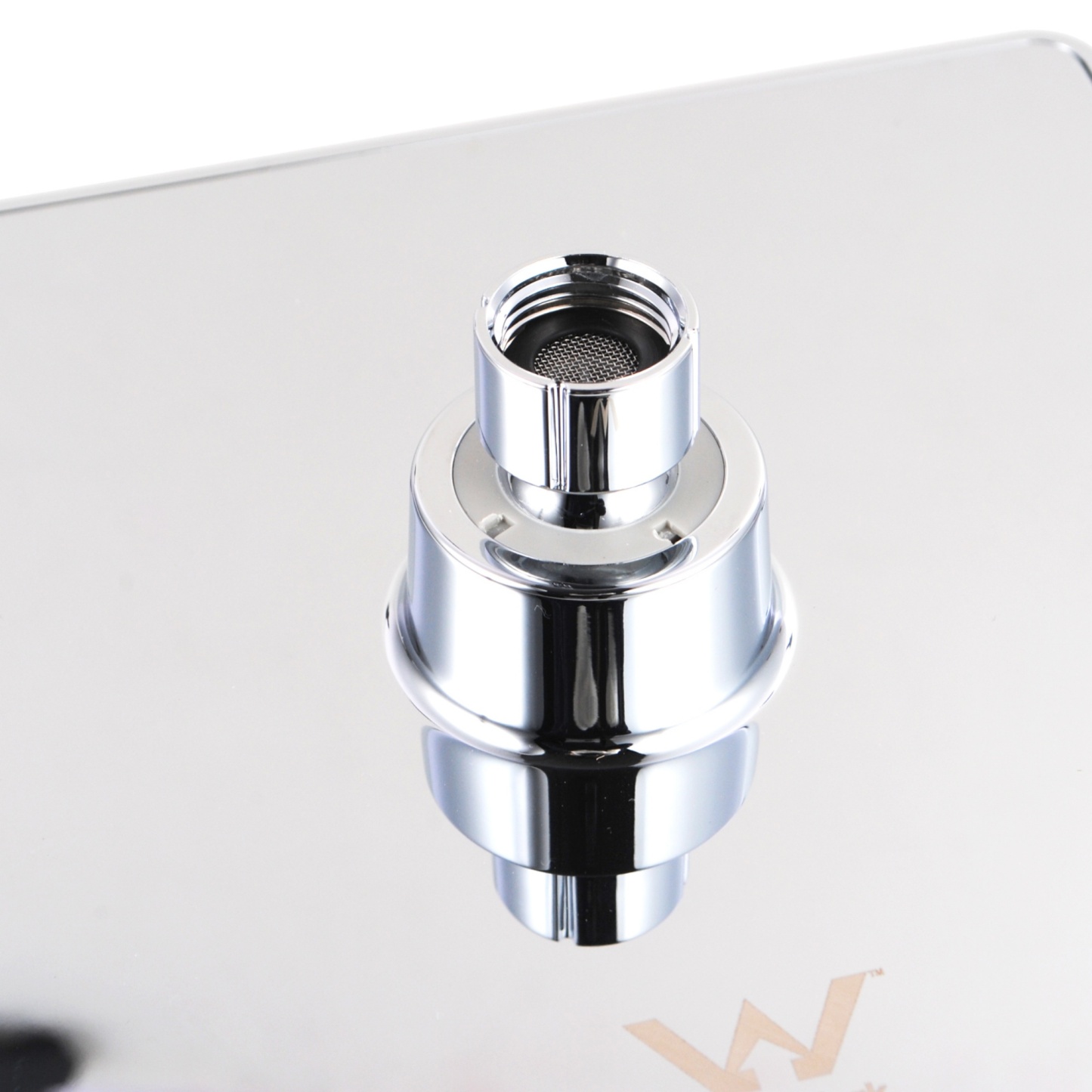 8'' 200mm Square Shower Head ABS Plastic Rainfall Bathroom Overhead Shower Head Rose Black/Chrome