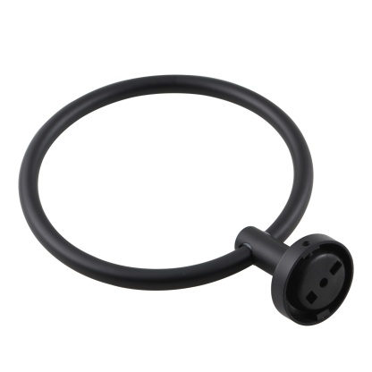 Round Stainless Steel Wall Mounted Hand Towel Ring Rack Rail Bathroom Circle Towel Hanger Holder 