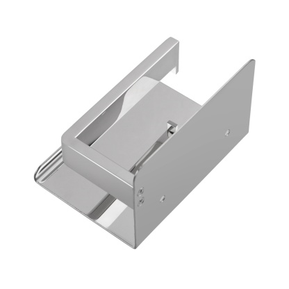 Stainless Steel Toilet Paper Roll Holder Bathroom Wall Mounted Toilet Tissue Storage Hook With Cover Chrome/Black