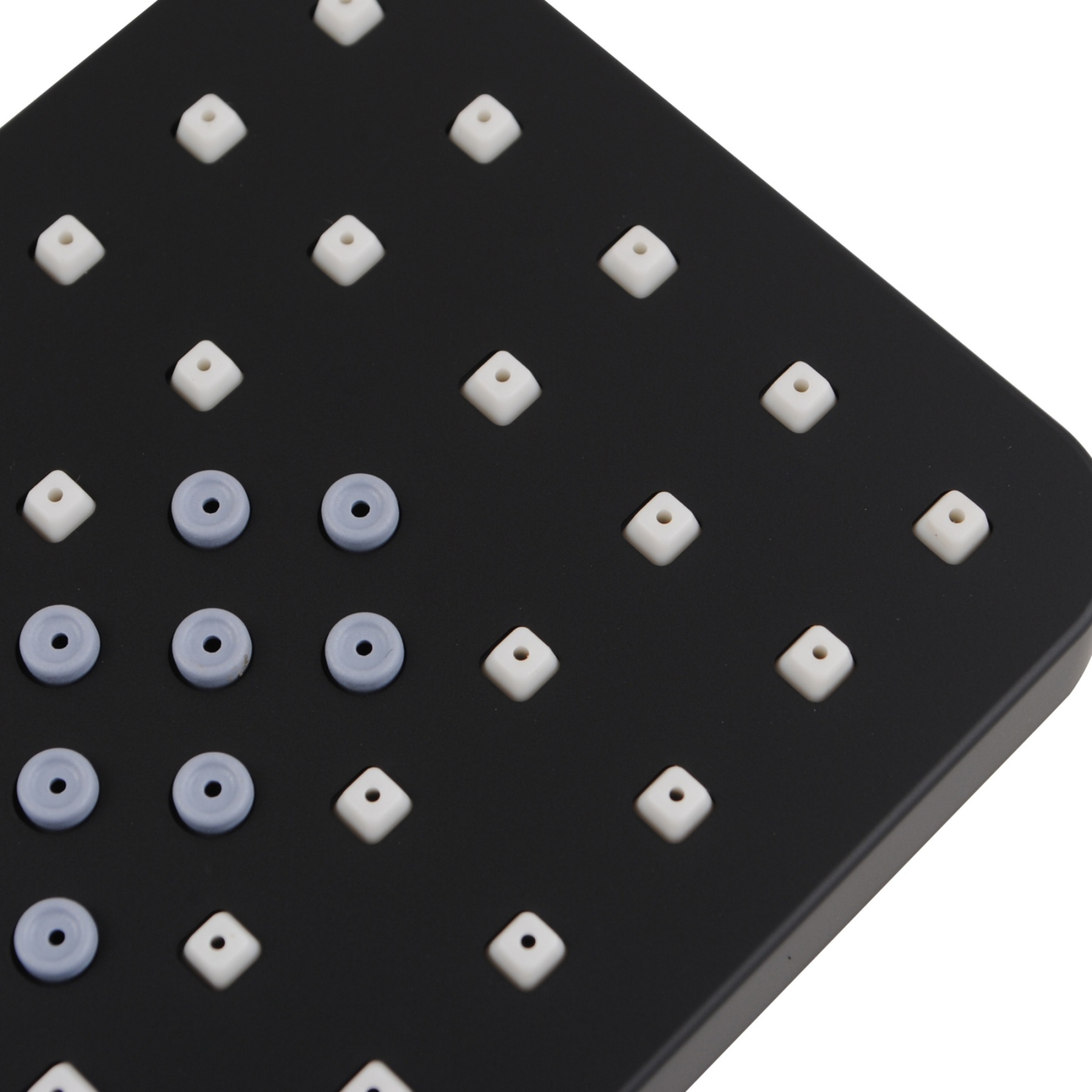 3 Function Square Hand-held Shower Head Bath Rainfall Spray Handheld Shower Rose