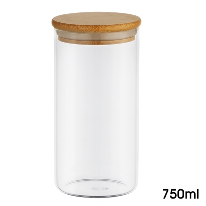6PCs Airtight Glass Preserving Jars Candy Tea Coffee Bean Storage Container Canning Bottle Food Container