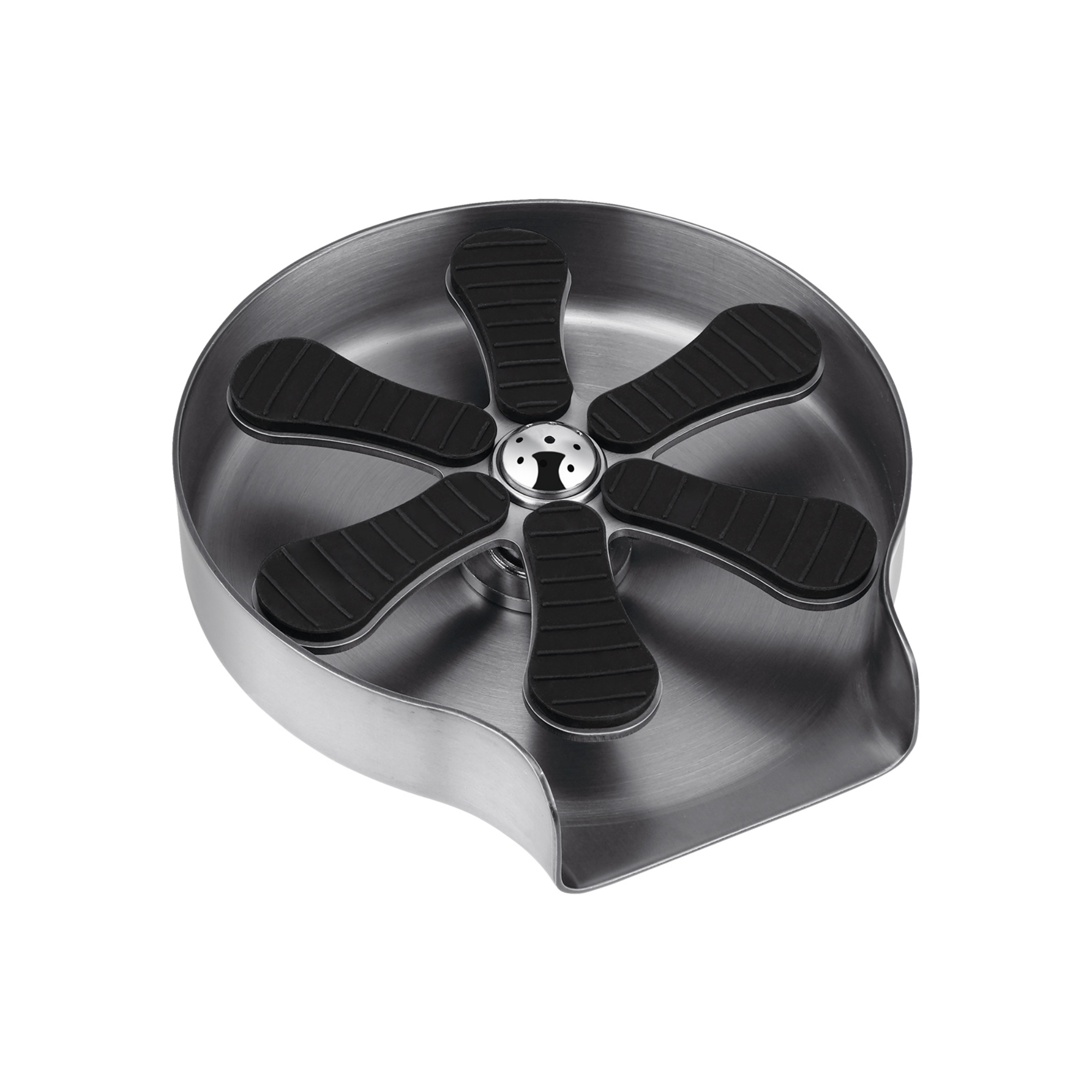 Kitchen Sink Stainless Steel Automatic Glass Rinser Cafe Bar Bottle Cup Washer Cleaner Silver/Black/Gunmetal Grey