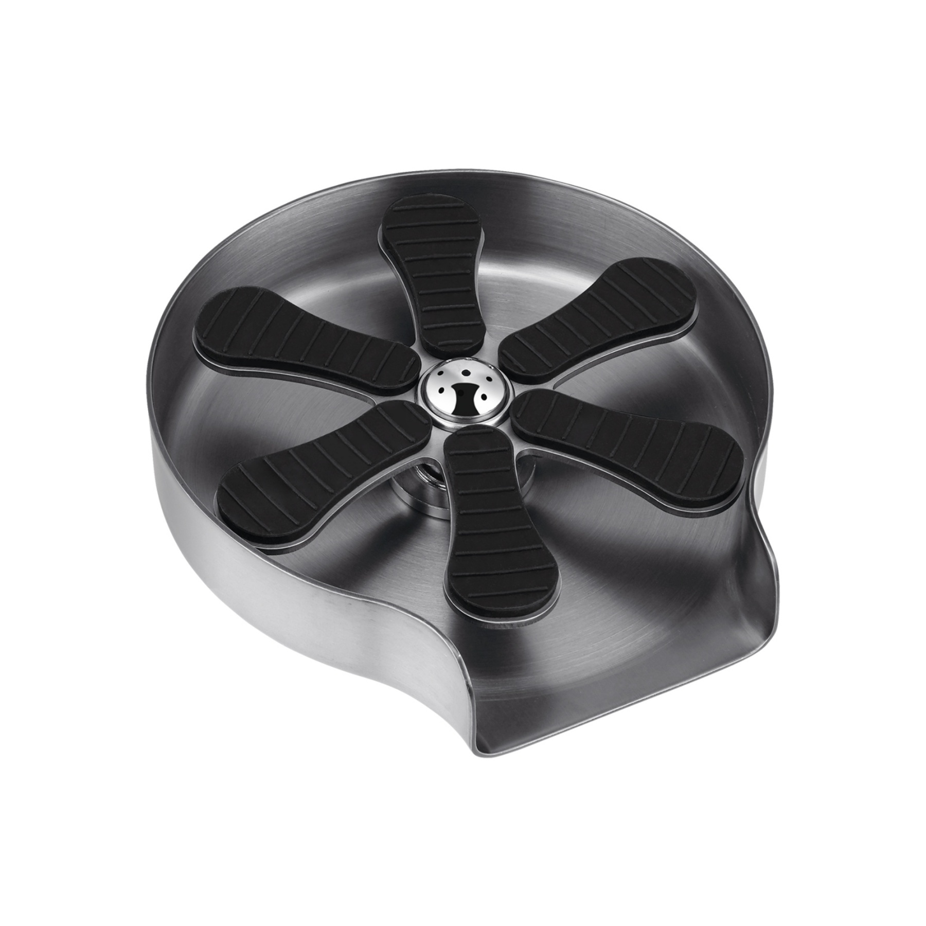 Kitchen Sink Stainless Steel Automatic Glass Rinser Cafe Bar Bottle Cup Washer Cleaner Silver/Black/Gunmetal Grey