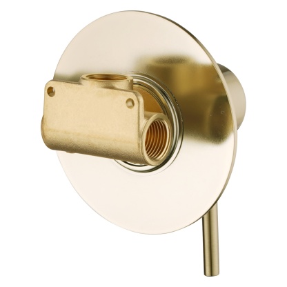 Round Brass Bath Shower Wall Mixer Tap Bathroom Basin Bathtub Wall Mounted Mixer Chrome/Matte Black/Gunmetal Grey/Brushed Yellow Gold