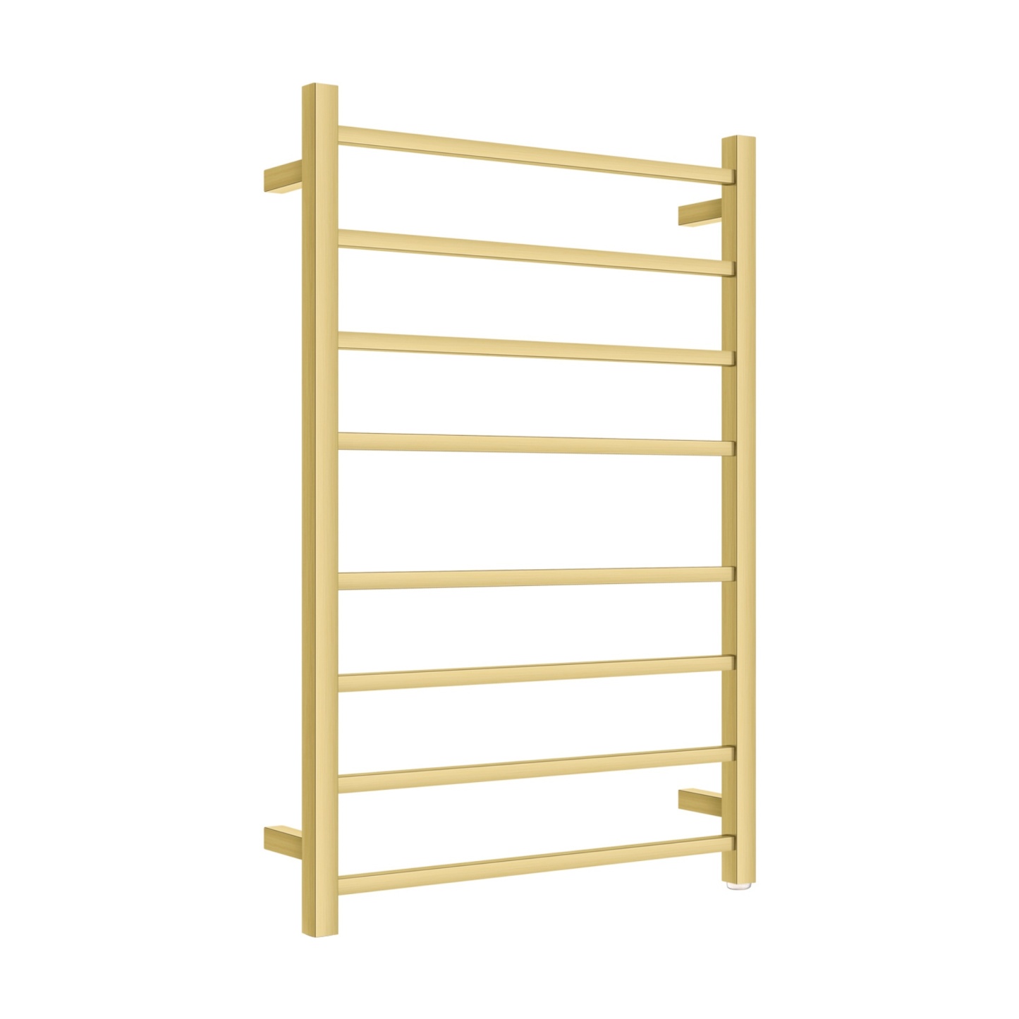 Square Stainless Steel Electric Heated Towel Rail Rack Wall Mounted Warmer Towel Holder 8 Bars Chrome/Matte Black/Gunmetal Grey/Brushed Yellow Gold