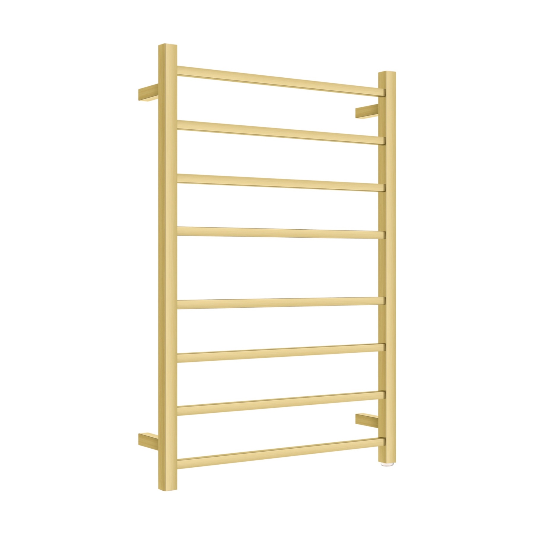 Square Stainless Steel Electric Heated Towel Rail Rack Wall Mounted Warmer Towel Holder 8 Bars Chrome/Matte Black/Gunmetal Grey/Brushed Yellow Gold