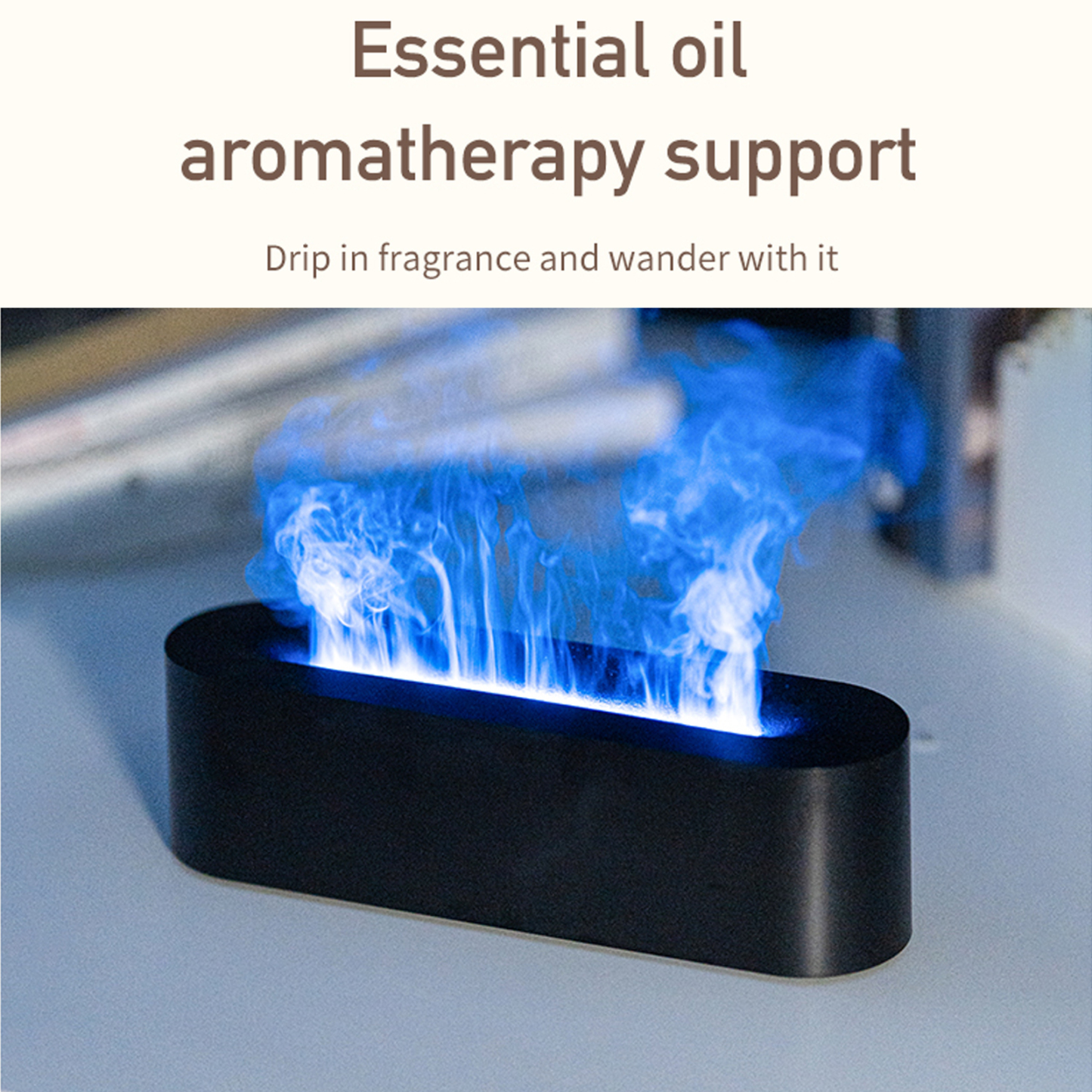 Aromatherapy Diffuser 7 Colours LED Light Ultrasonic Oil Humidifier Air Purifier