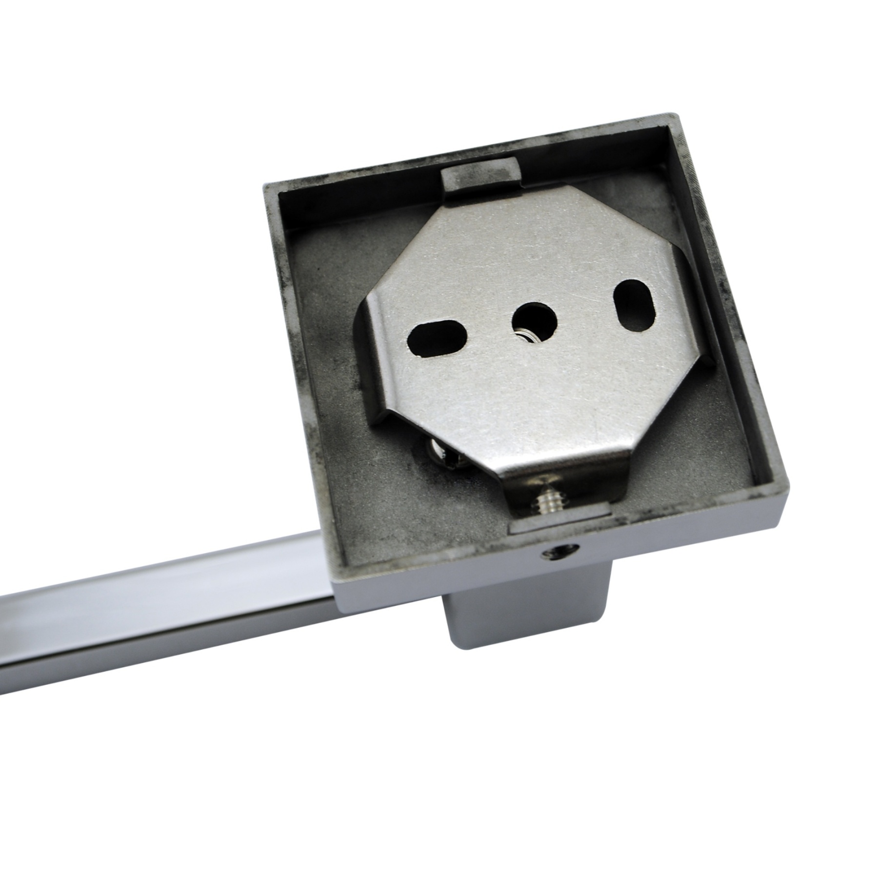 Square Toilet Paper Roll Holder Stainless Steel Wall Mounted Bathroom Toilet Tissue Hanger Hook Black/Chrome