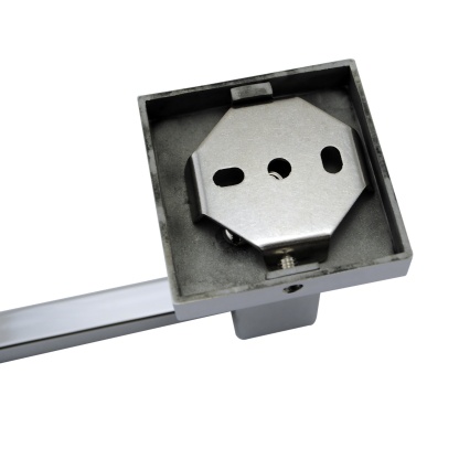 Square Toilet Paper Roll Holder Stainless Steel Wall Mounted Bathroom Toilet Tissue Hanger Hook Black/Chrome