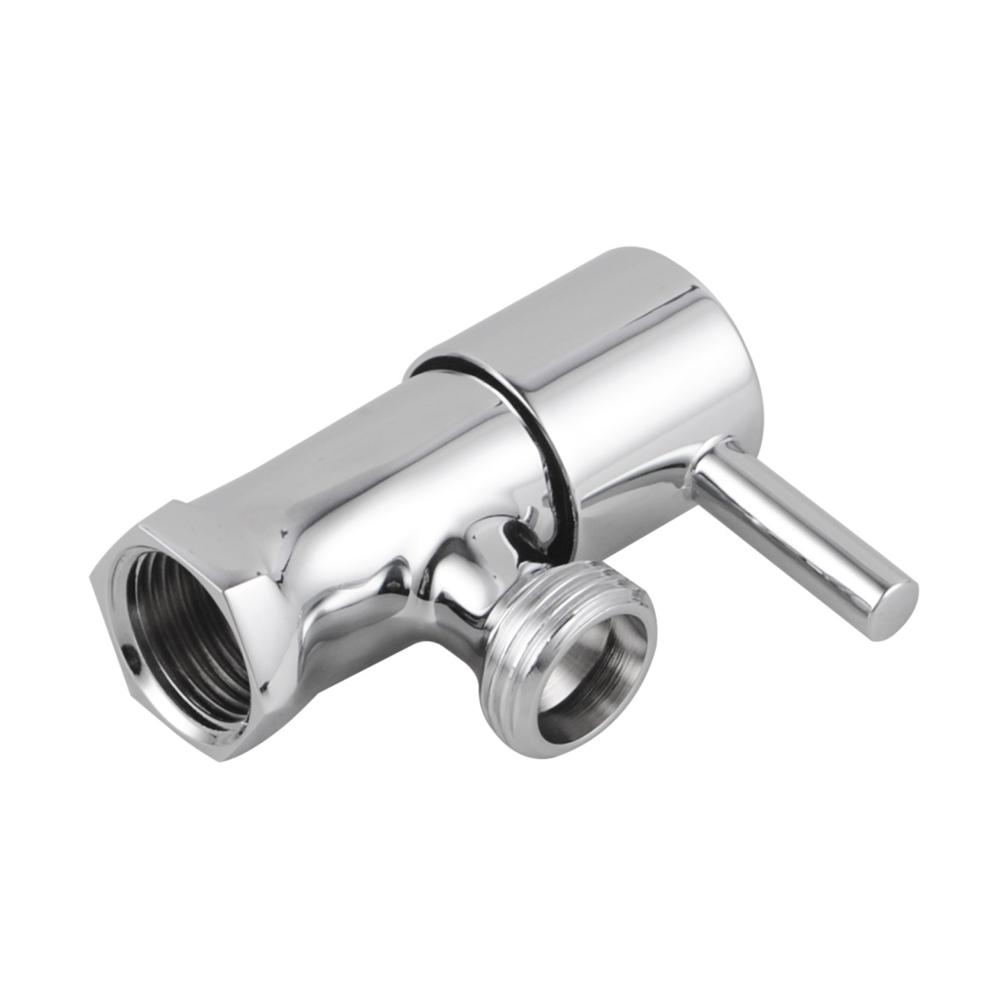 Bath Laundry Round Brass 1/4 Turn Washing Machine Taps 1 Pair Wall Mounted Stops Chrome/Matte Black