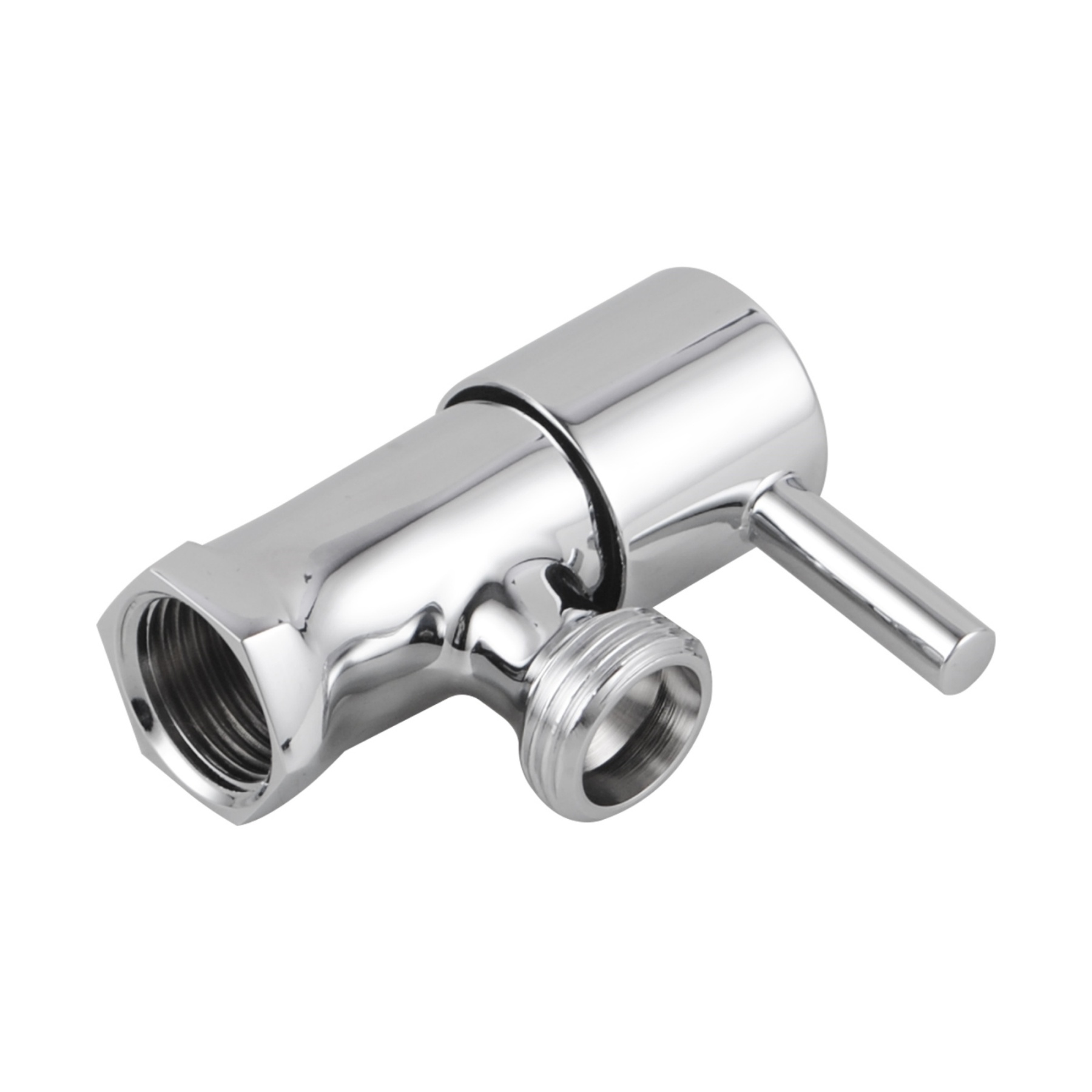 Bath Laundry Round Brass 1/4 Turn Washing Machine Taps 1 Pair Wall Mounted Stops Chrome/Matte Black