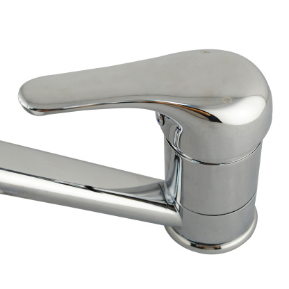 360° Swivel Brass Kitchen Sink Mixer Tap Long Spout Laundry Basin Sink Faucet