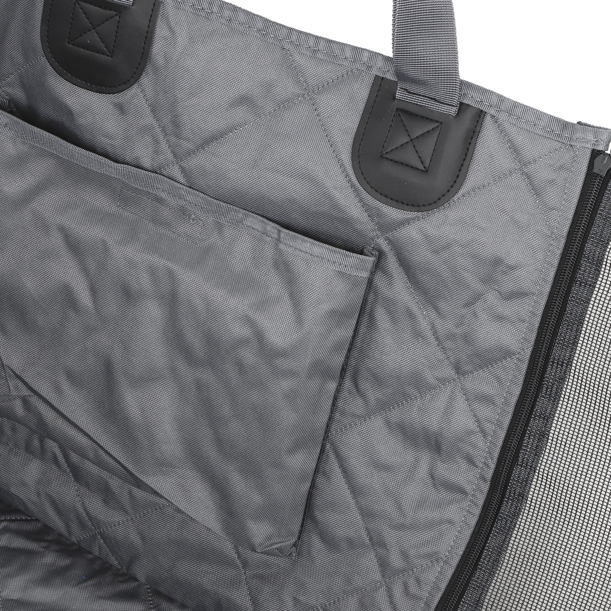 Large Water Proof Hard Bottom Pet Car Back Seat Cover Extendable Dog Cat Protector Mat Black/Grey